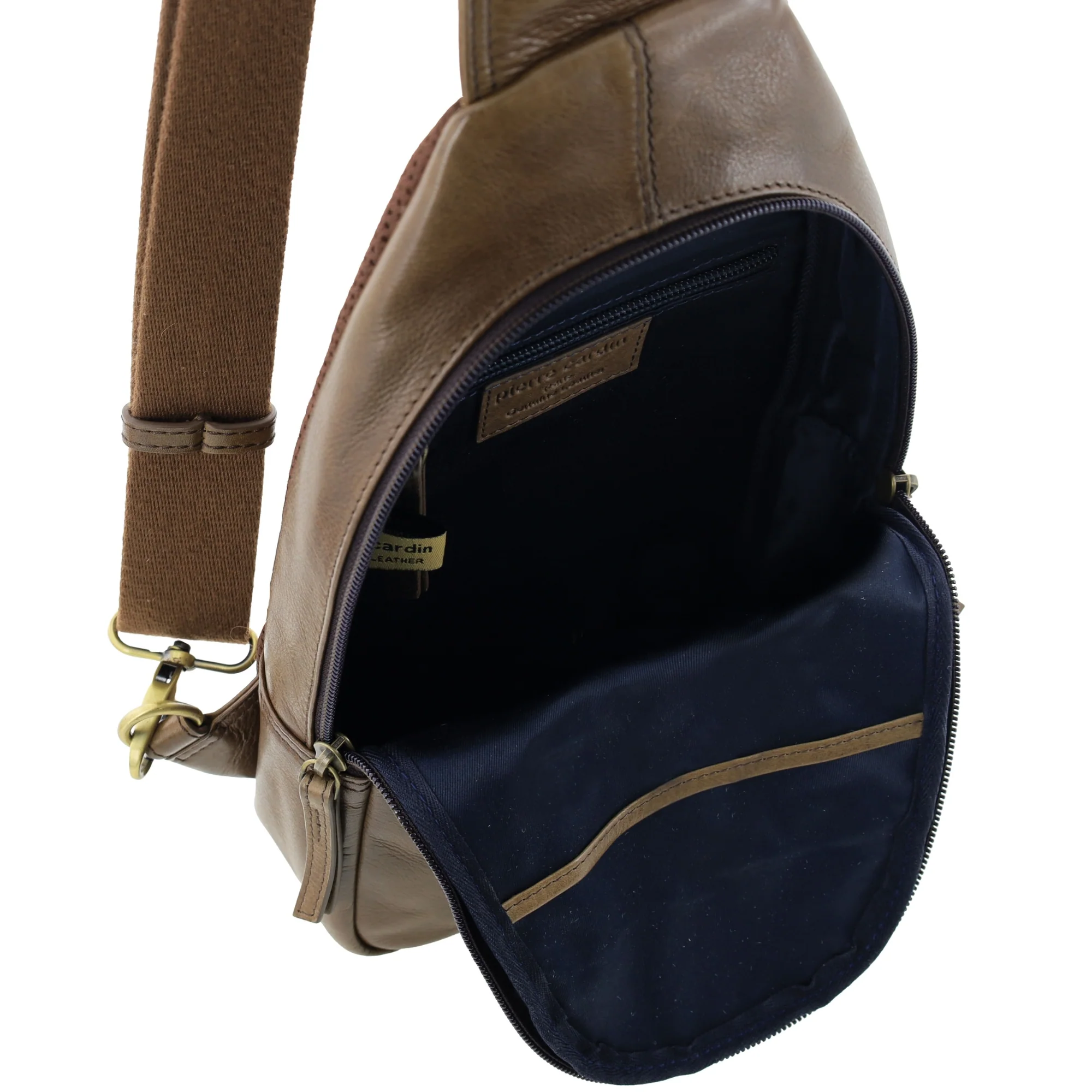 Pierre Cardin Men's Leather Sling Bag - Image 3