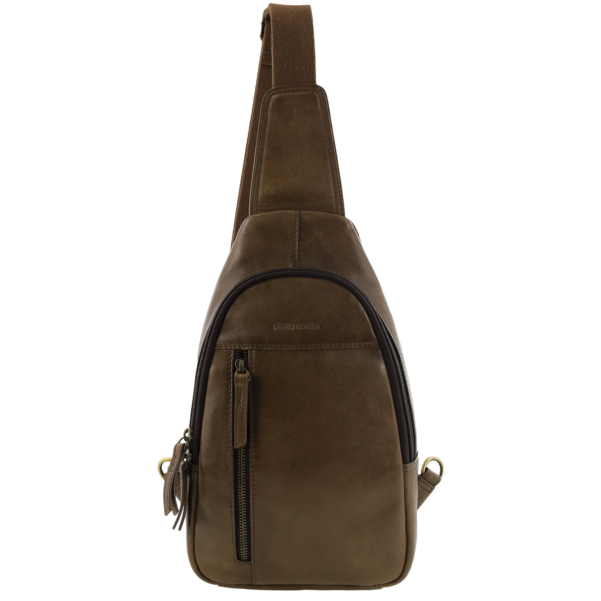 Pierre Cardin Men's Leather Sling Bag - Image 4