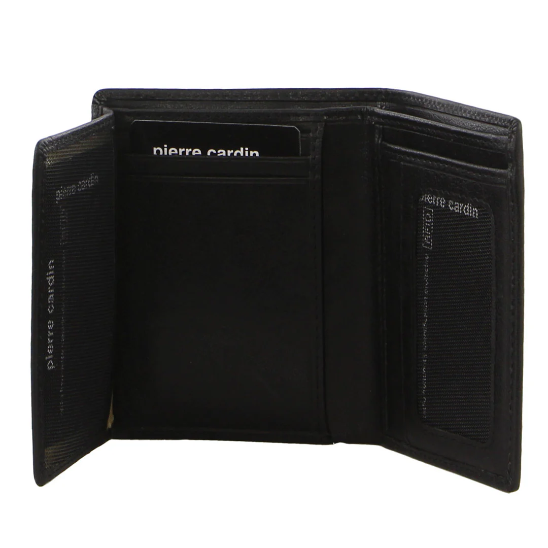 Pierre Cardin Men's Leather Tri-Fold Wallet - Image 2