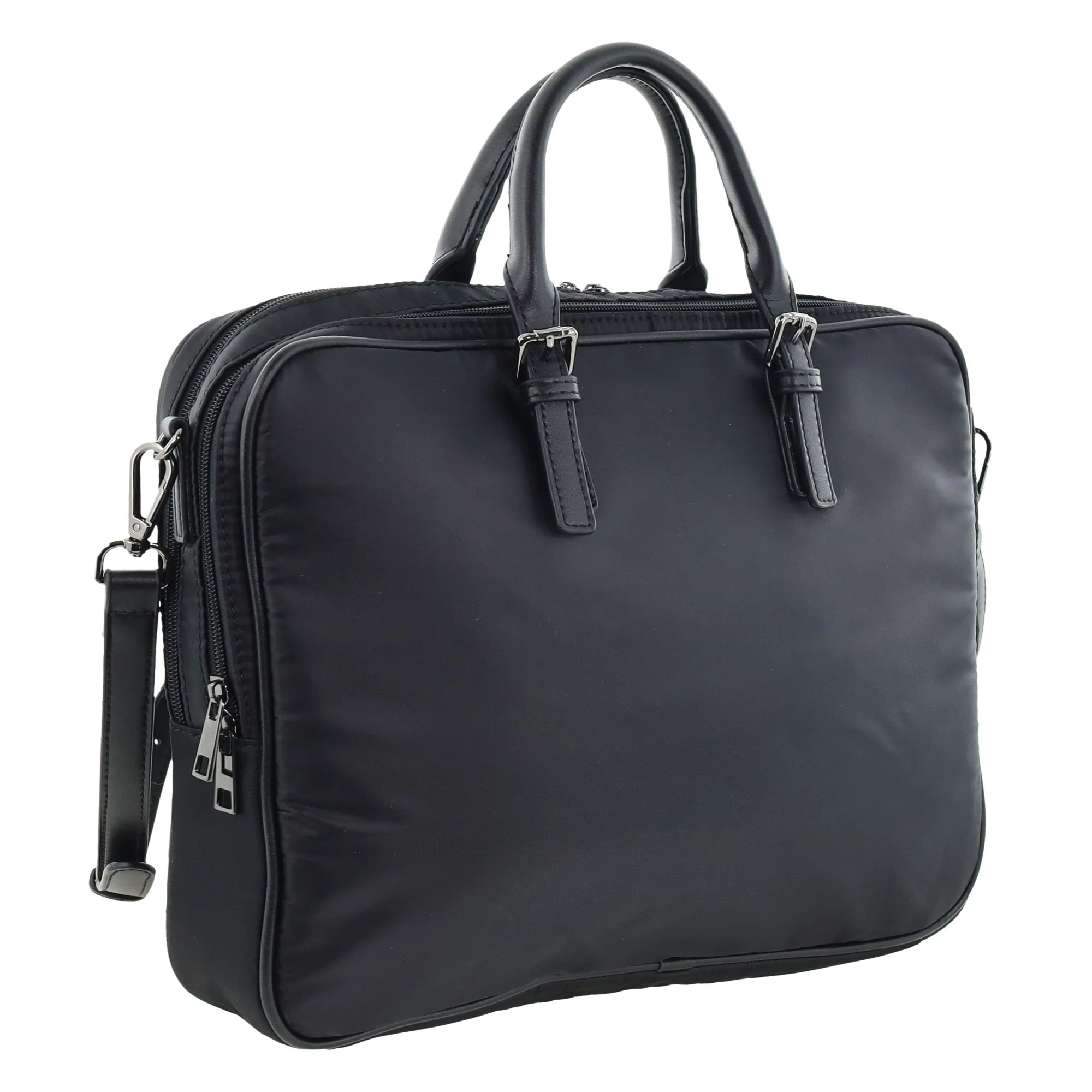 Pierre Cardin Men's Nylon Business Laptop Bag - Image 4
