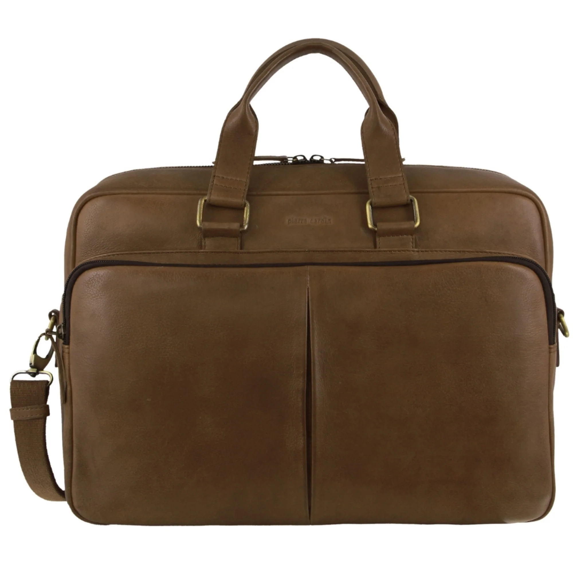 Pierre Cardin Men's Rustic Business Computer Bag - Image 4