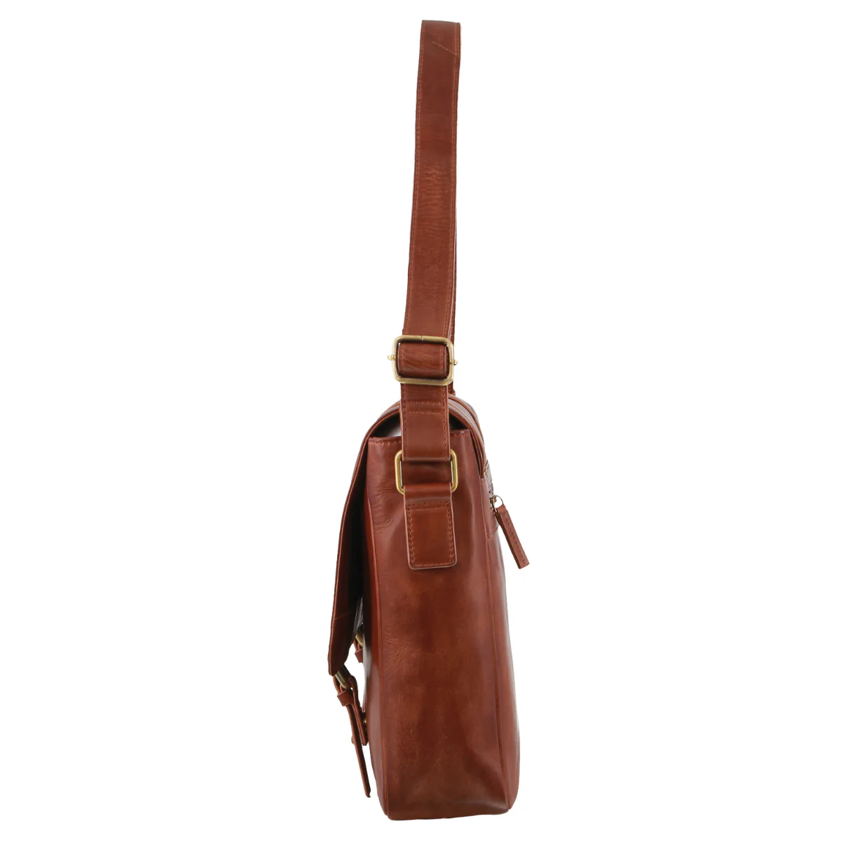 Pierre Cardin Men's Rustic Leather Computer Satchel - Image 4