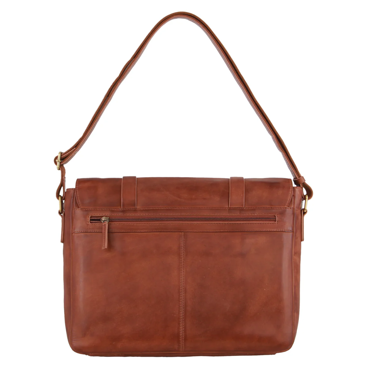 Pierre Cardin Men's Rustic Leather Computer Satchel - Image 5