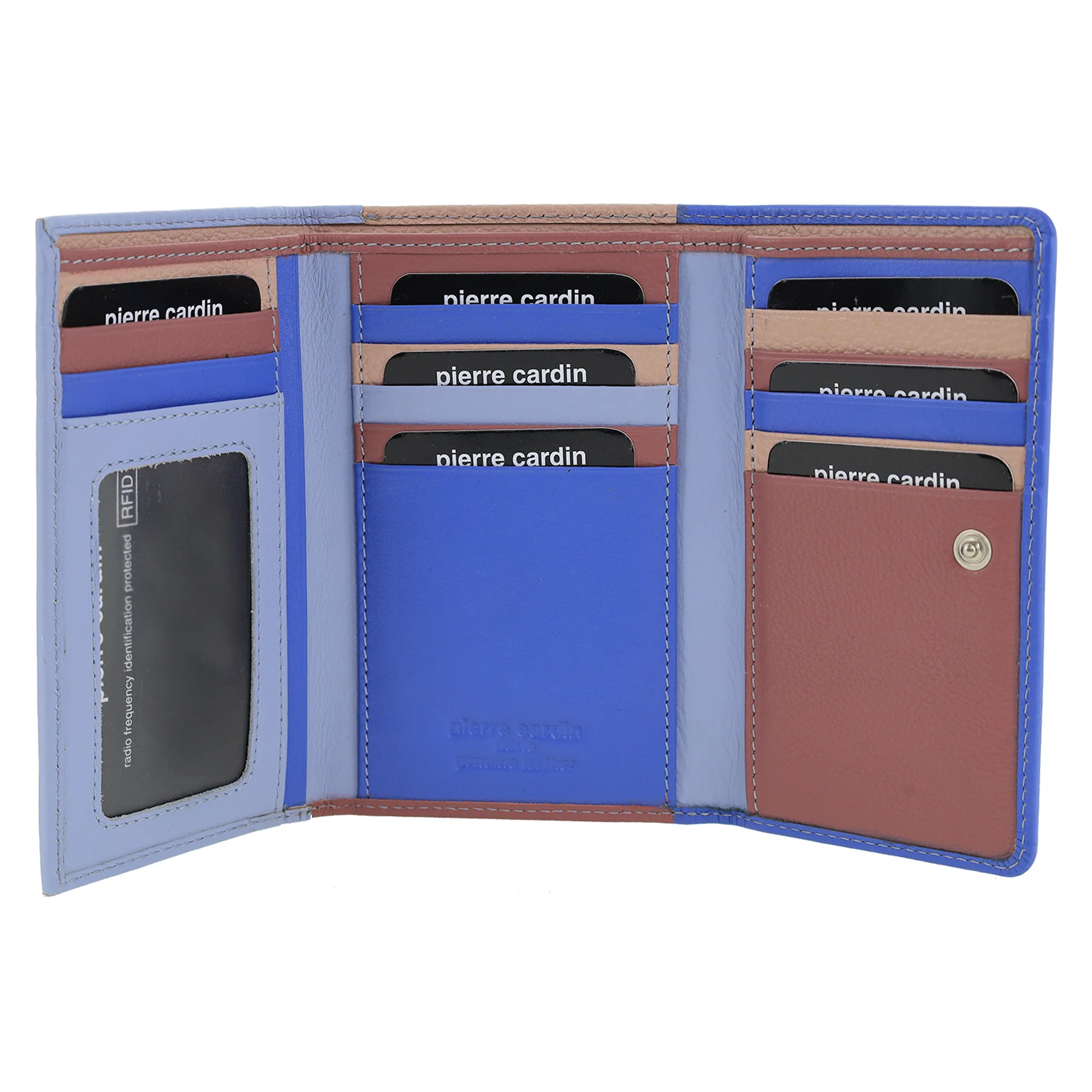 Pierre Cardin MultiColour Leather Ladies Tri-Fold Wallet - Image 2
