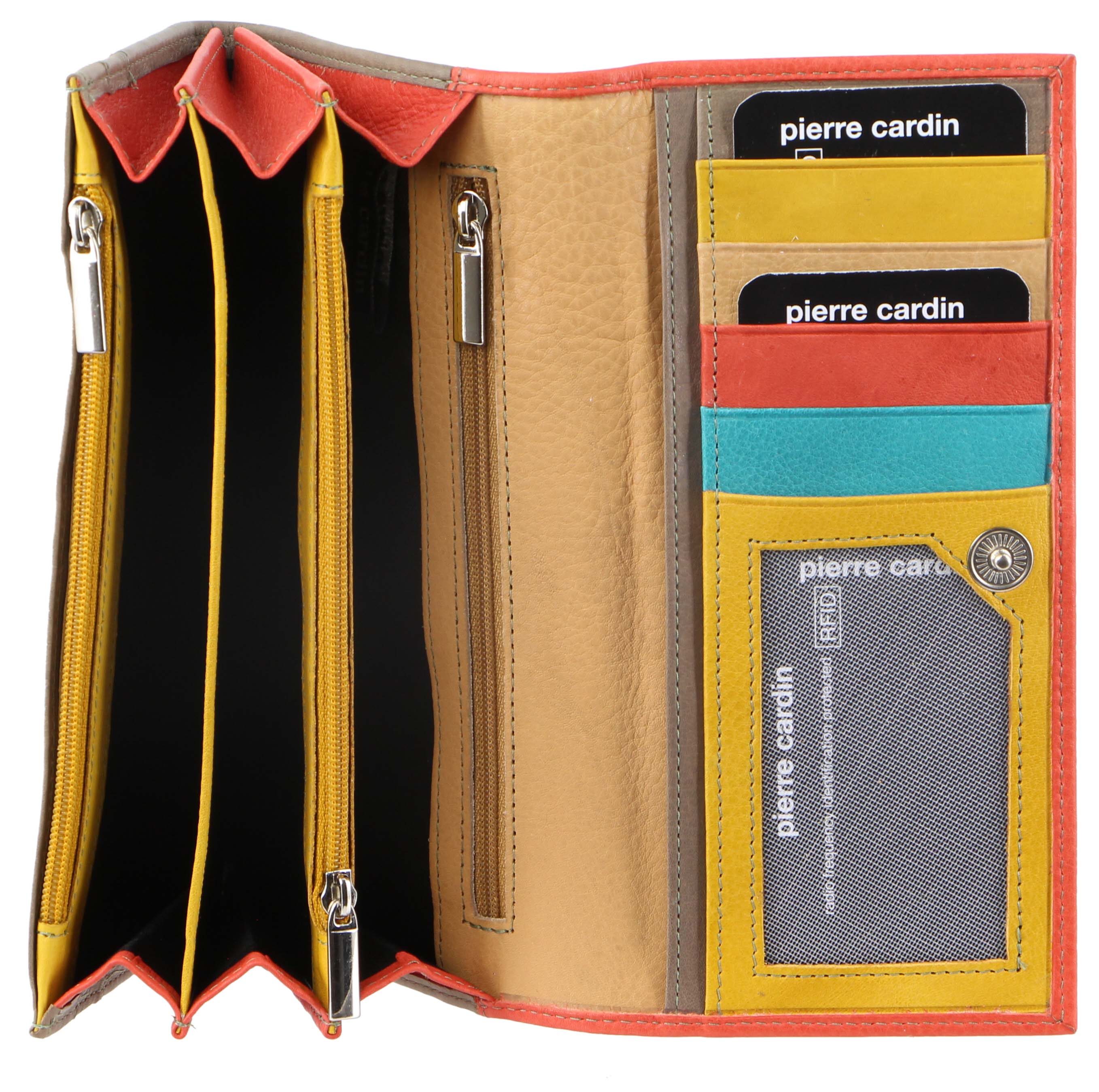 Pierre Cardin Multi Colour Leather Ladies Wallet - Image 2