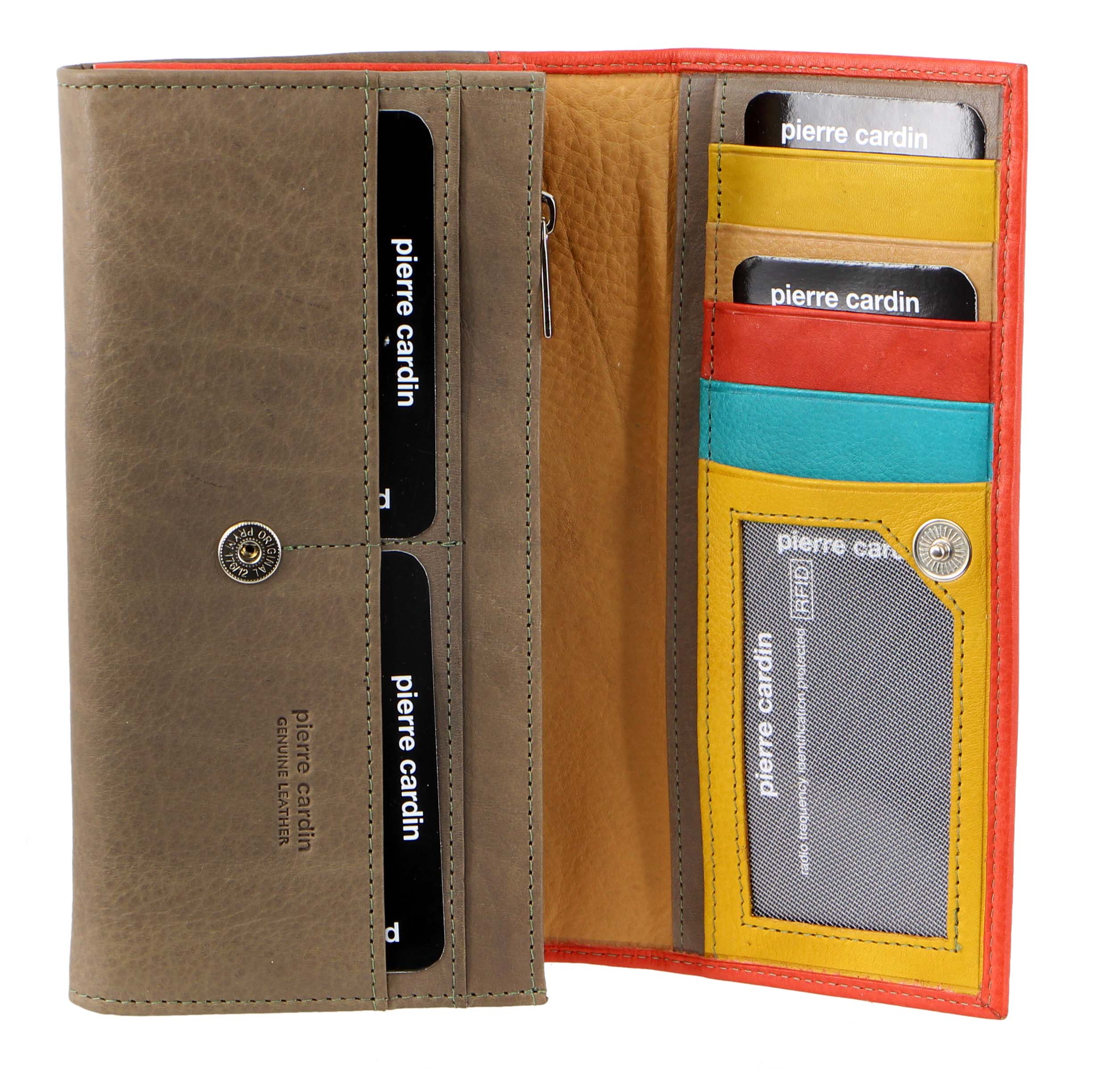 Pierre Cardin Multi Colour Leather Ladies Wallet - Image 3