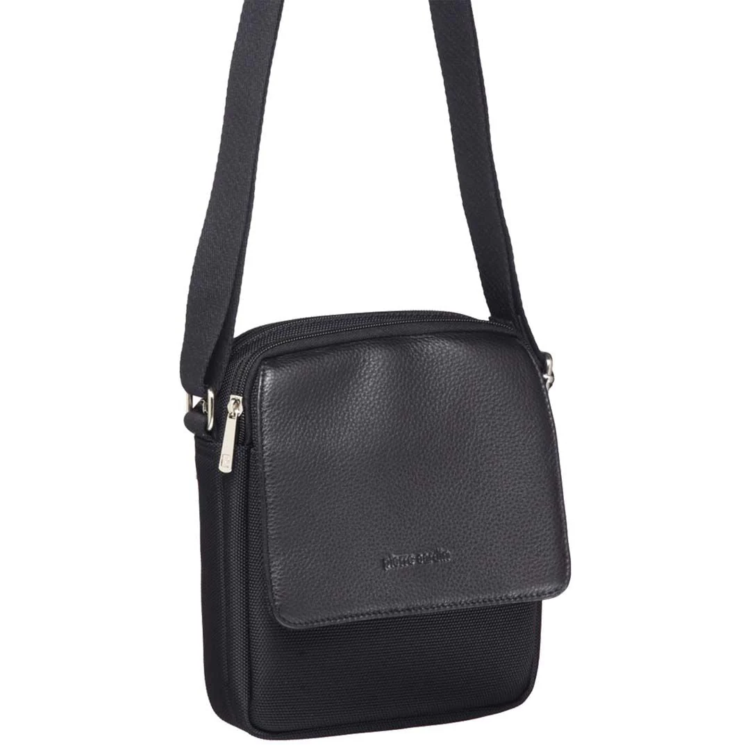 Pierre Cardin Nylon with Leather Trim Travel Bag - Image 3