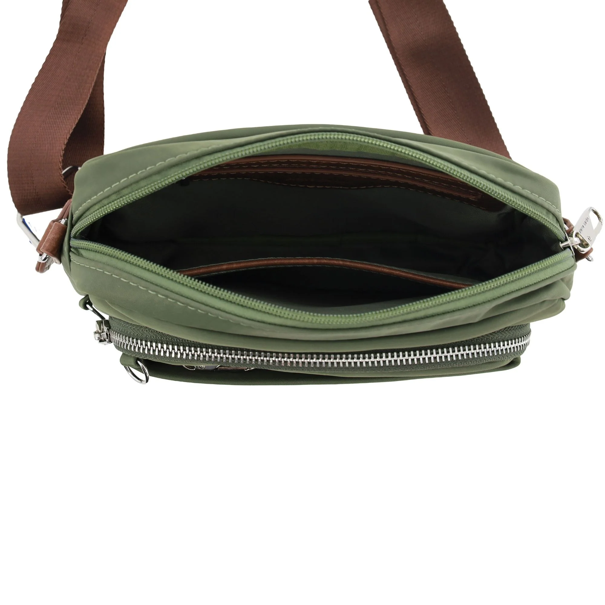 Pierre Cardin RFID Anti-Theft Nylon Crossbody Bag - Image 3