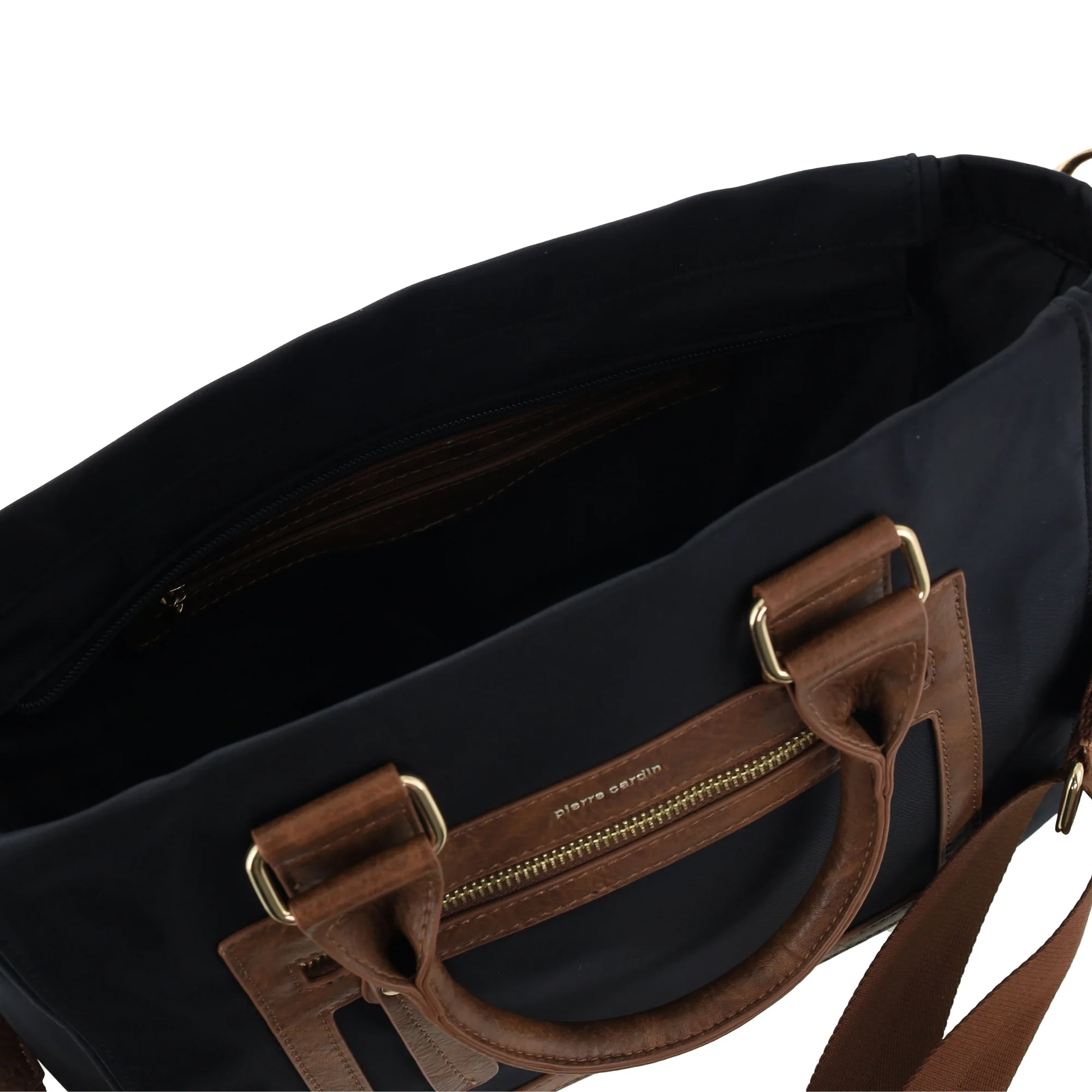 Pierre Cardin RFID Lightweight Nylon Mini Tote with Crossbody - Image 3