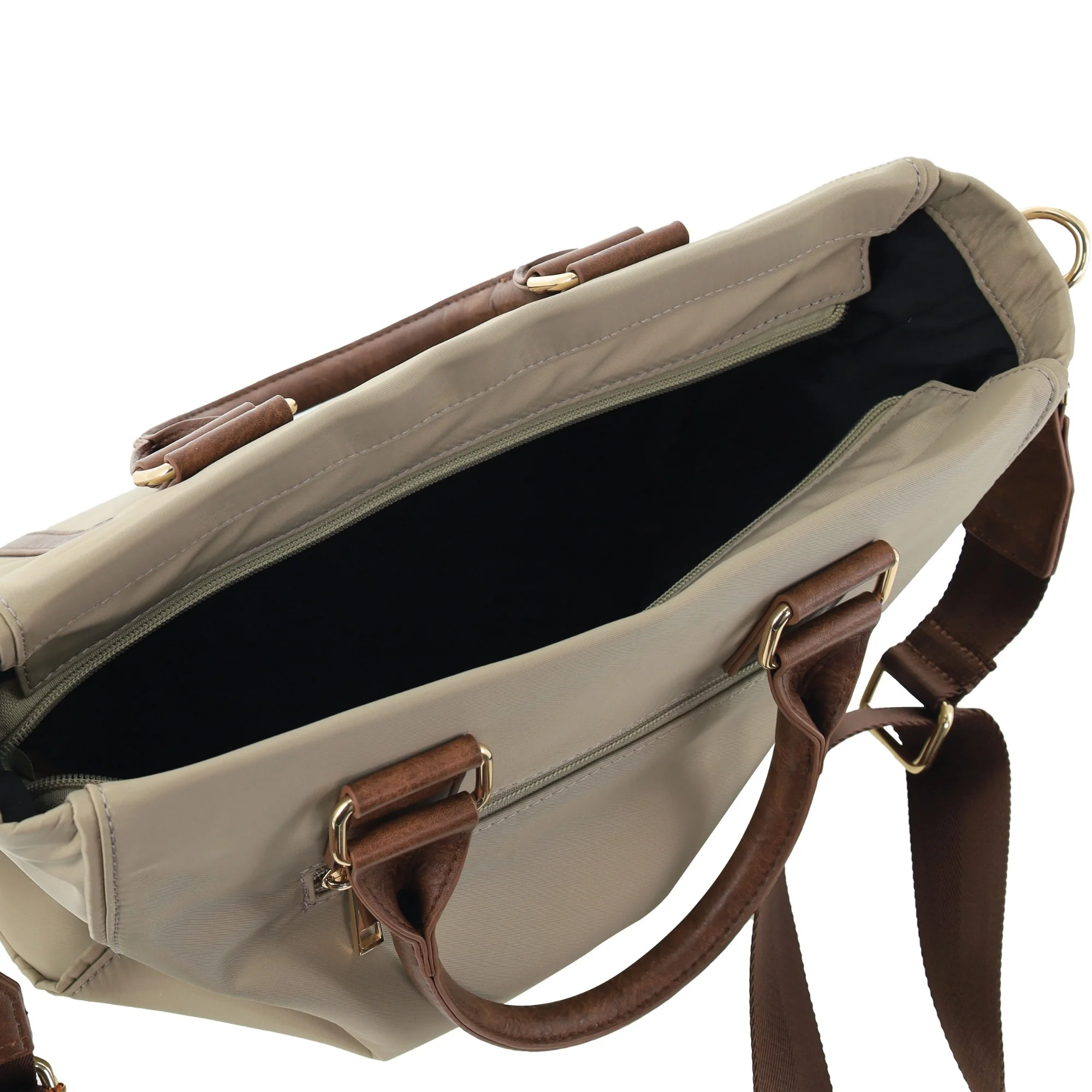 Pierre Cardin RFID Lightweight Nylon Mini Tote with Crossbody - Image 3