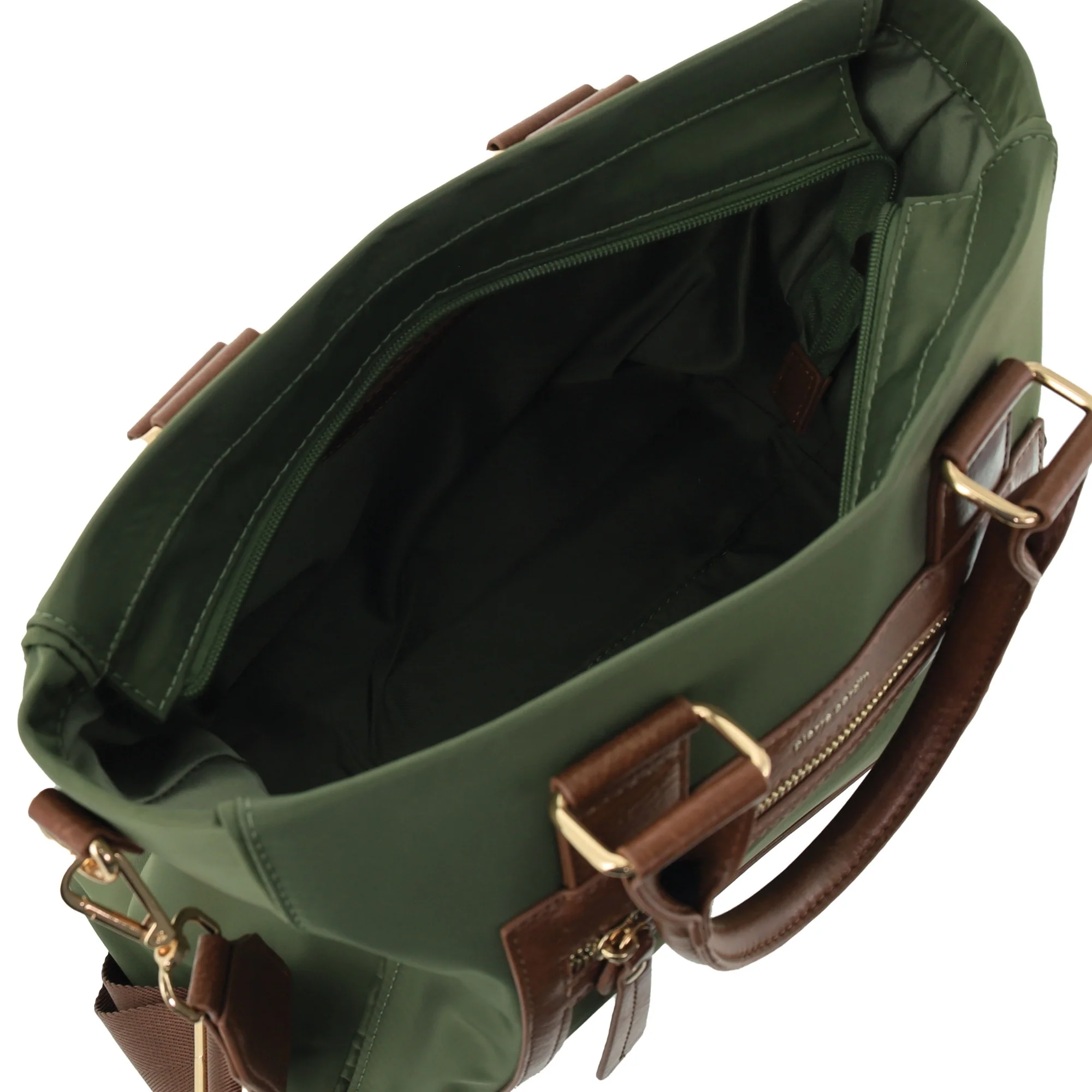 Pierre Cardin RFID Lightweight Nylon Mini Tote with Crossbody - Image 3