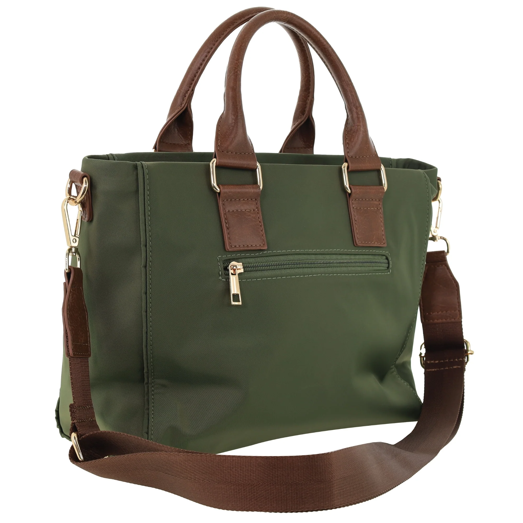 Pierre Cardin RFID Lightweight Nylon Mini Tote with Crossbody - Image 6