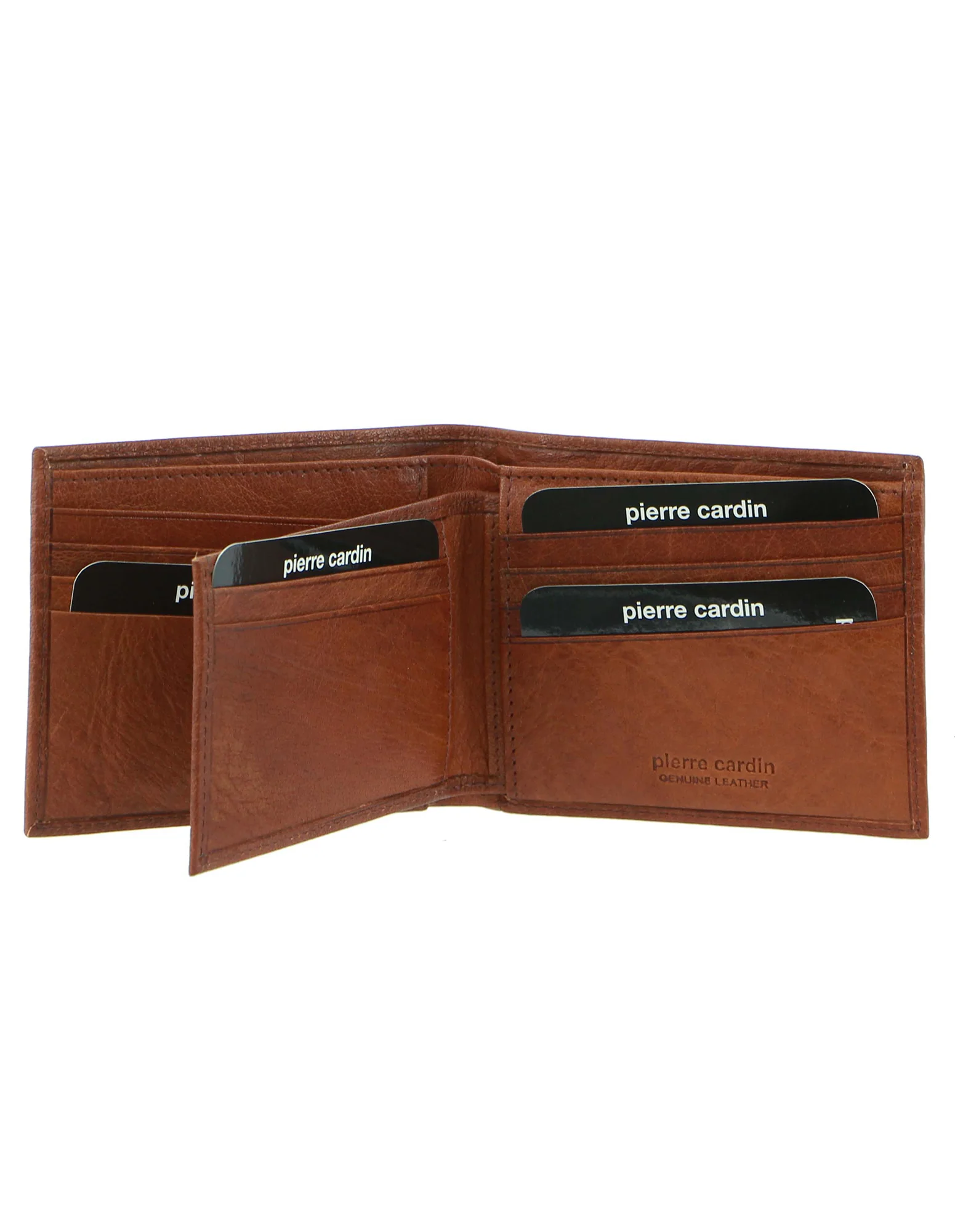 Pierre Cardin Rustic Leather Bi-Fold Men's Wallet - Image 2