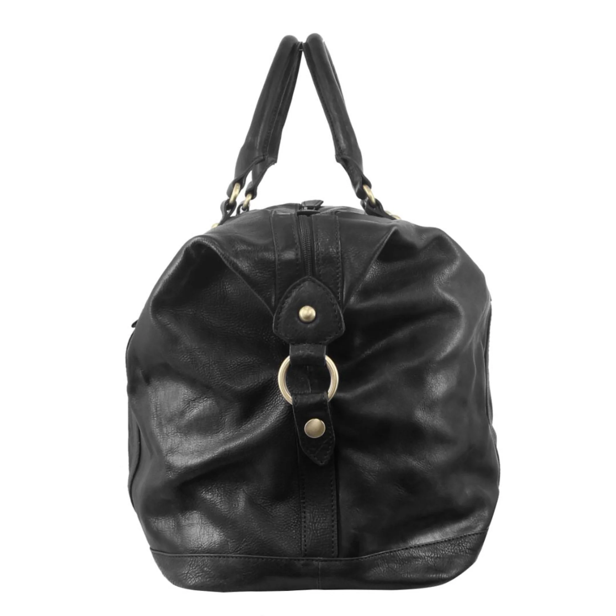 Pierre Cardin Rustic Leather Overnight Bag - Image 2
