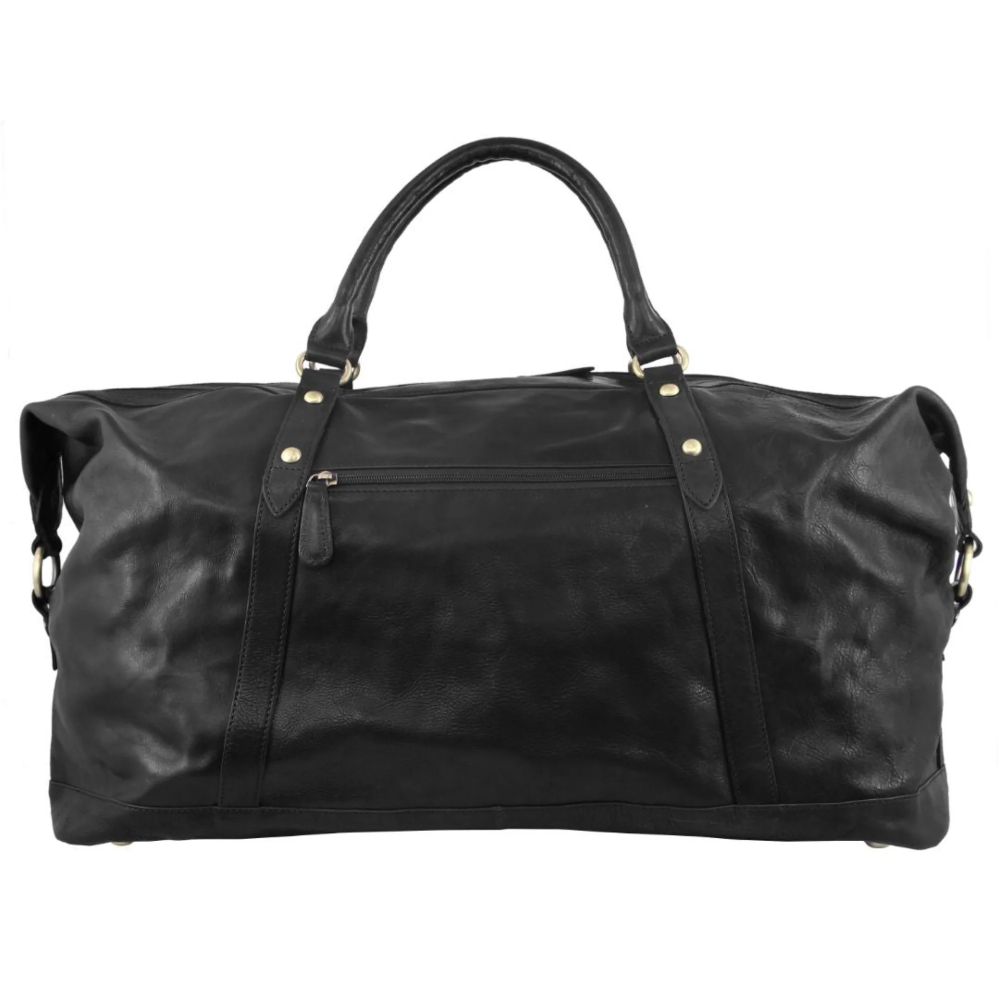 Pierre Cardin Rustic Leather Overnight Bag - Image 3