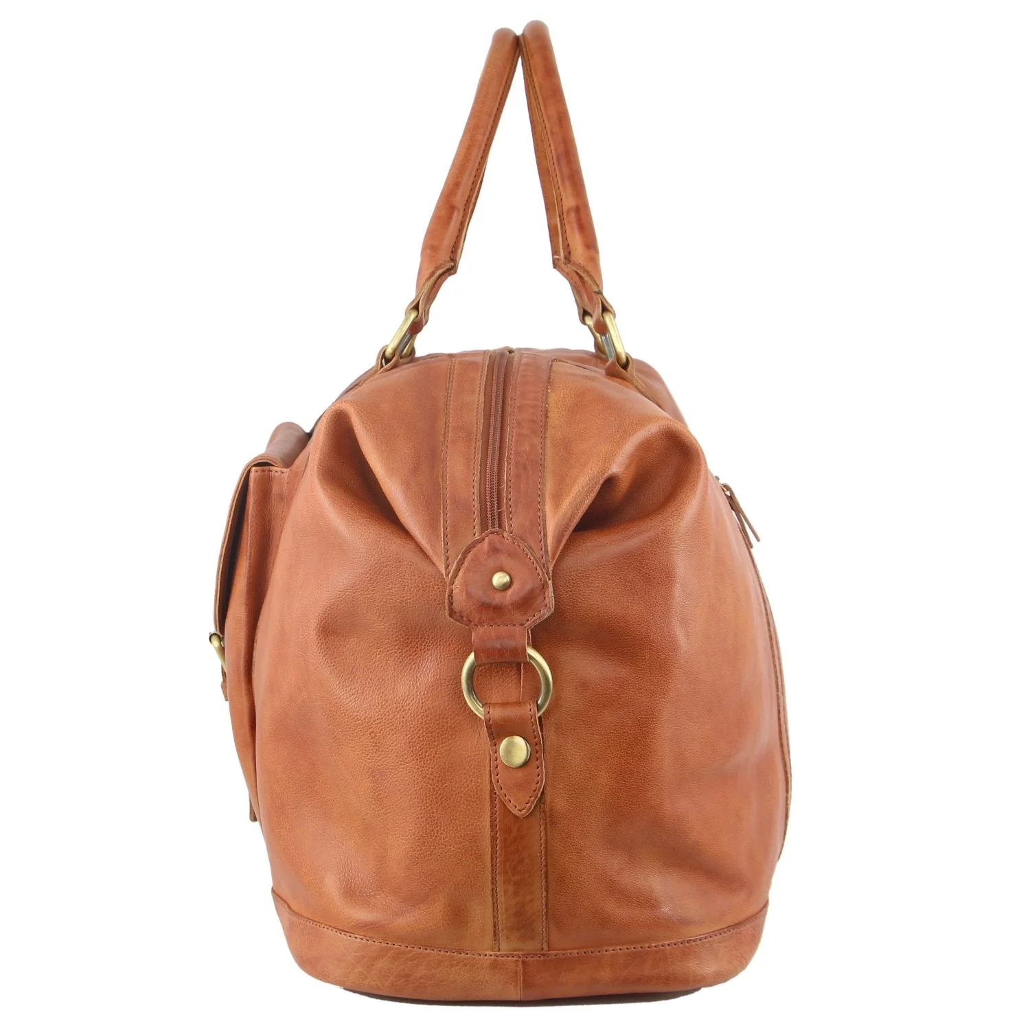 Pierre Cardin Rustic Leather Business/Overnight Bag - Image 3