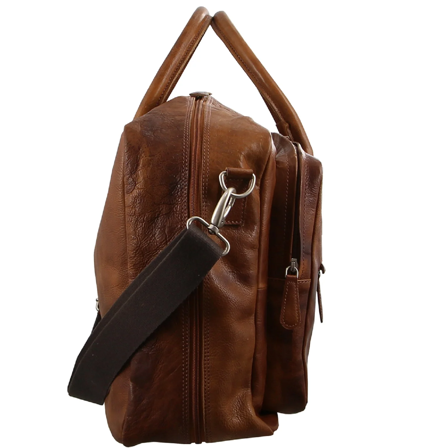 Pierre Cardin Rustic Leather Business Bag - Image 2
