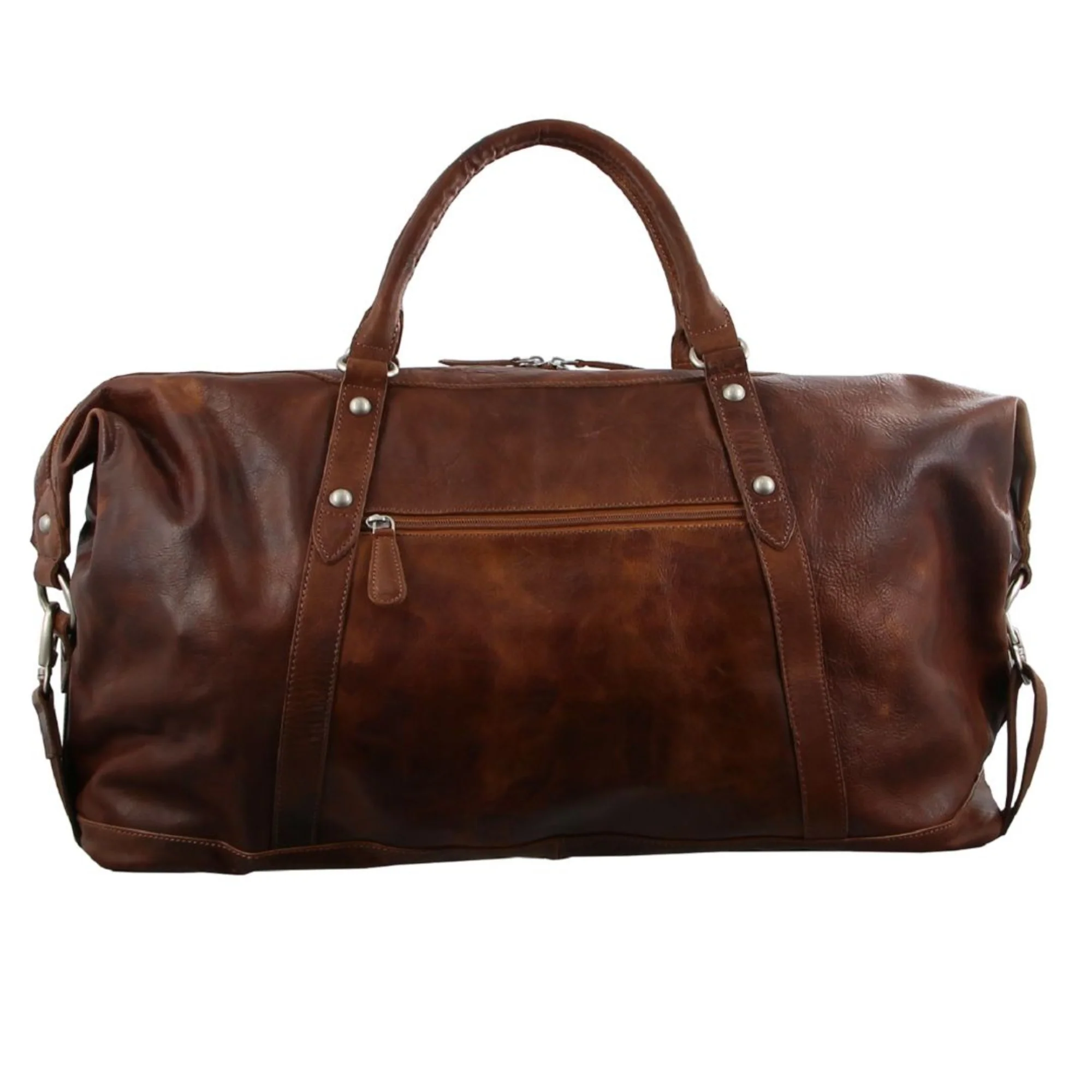 Pierre Cardin Rustic Leather Overnight Bag - Image 3