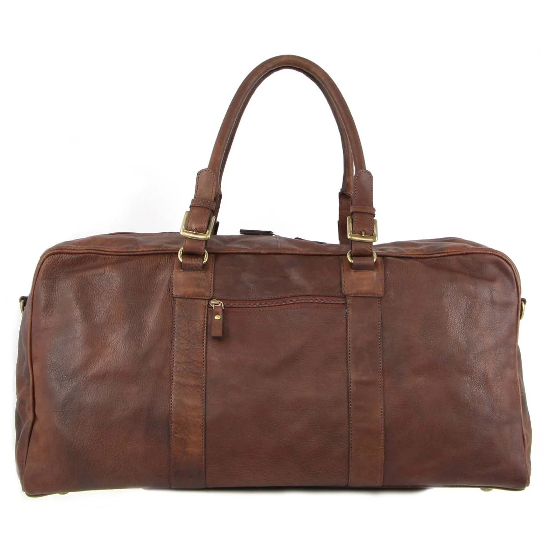 Pierre Cardin Rustic Leather Business/Overnight Bag - Image 3