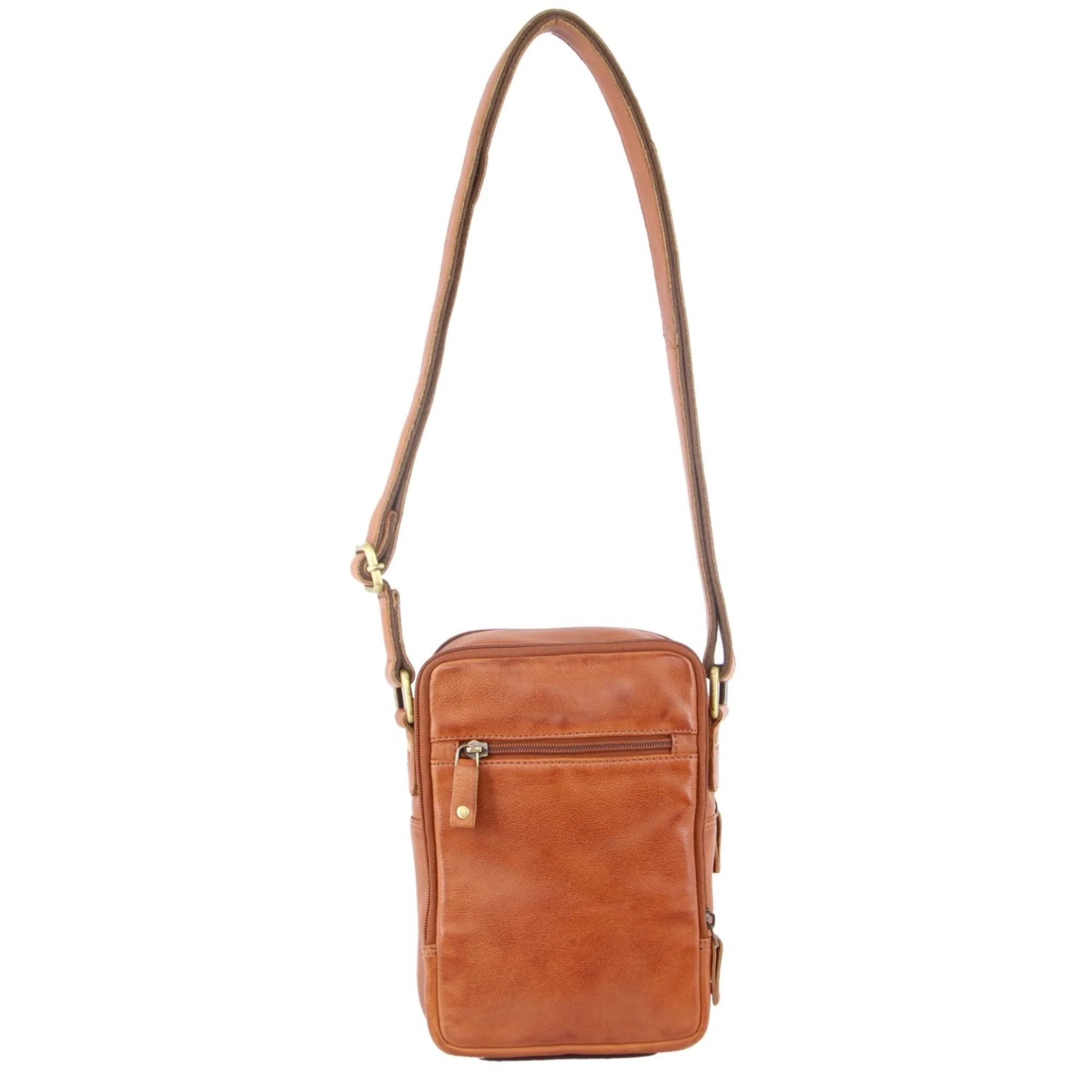 Pierre Cardin Rustic Leather Crossbody Bag - Image 5