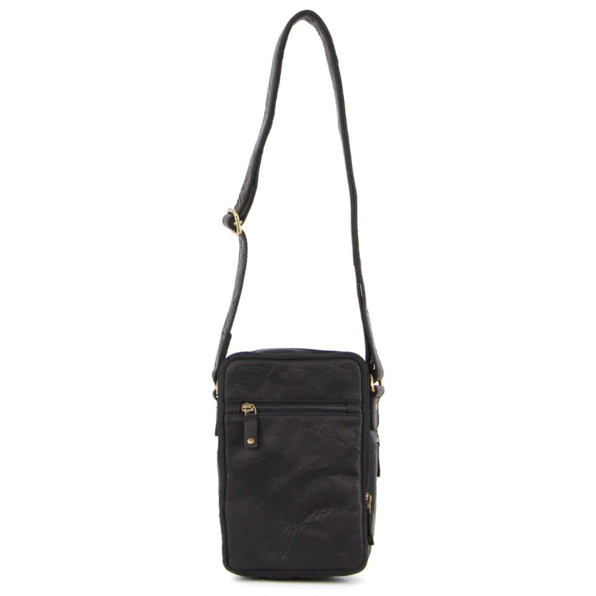Pierre Cardin Rustic Leather Crossbody Bag - Image 4