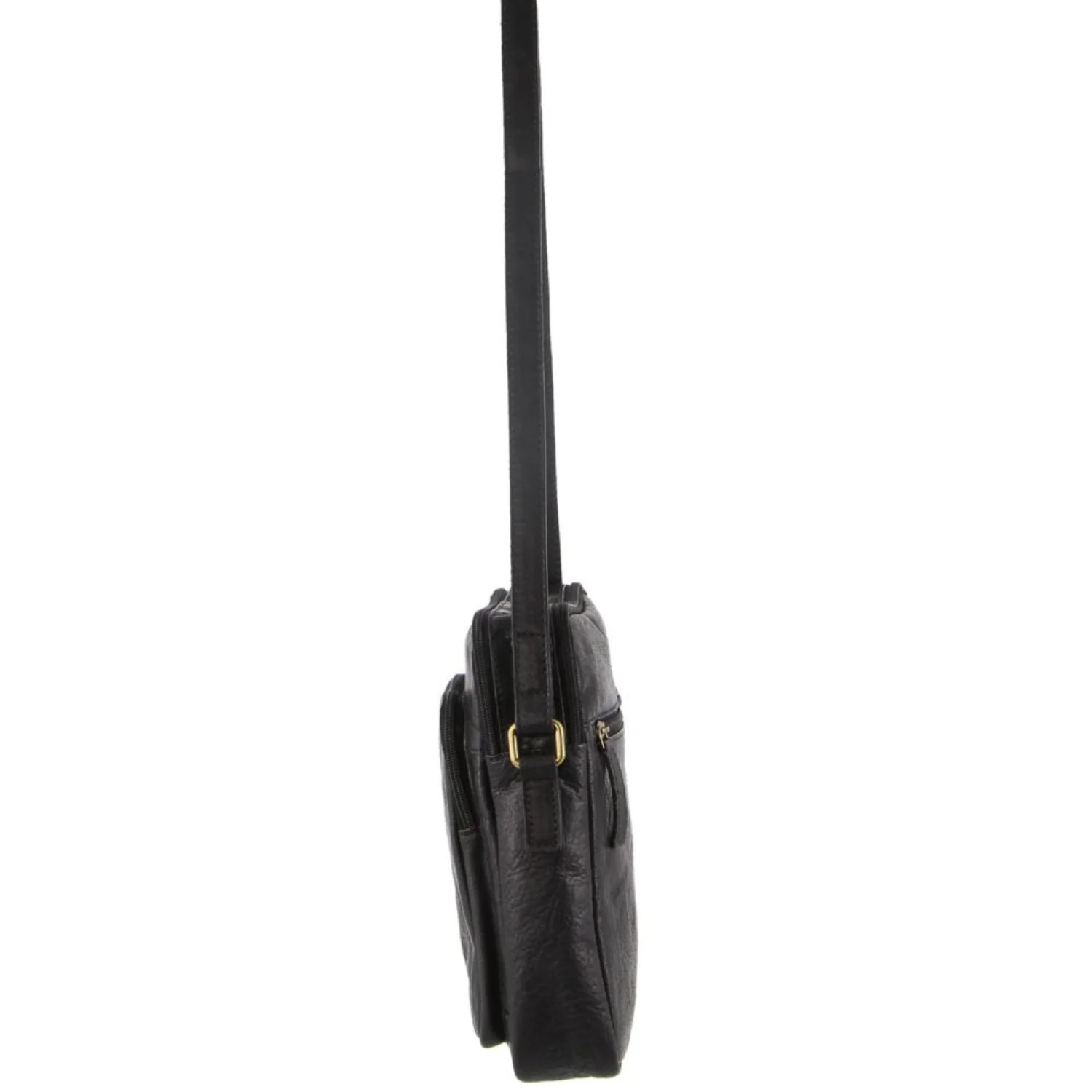 Pierre Cardin Leather Unisex Cross-Body Bag - Image 2