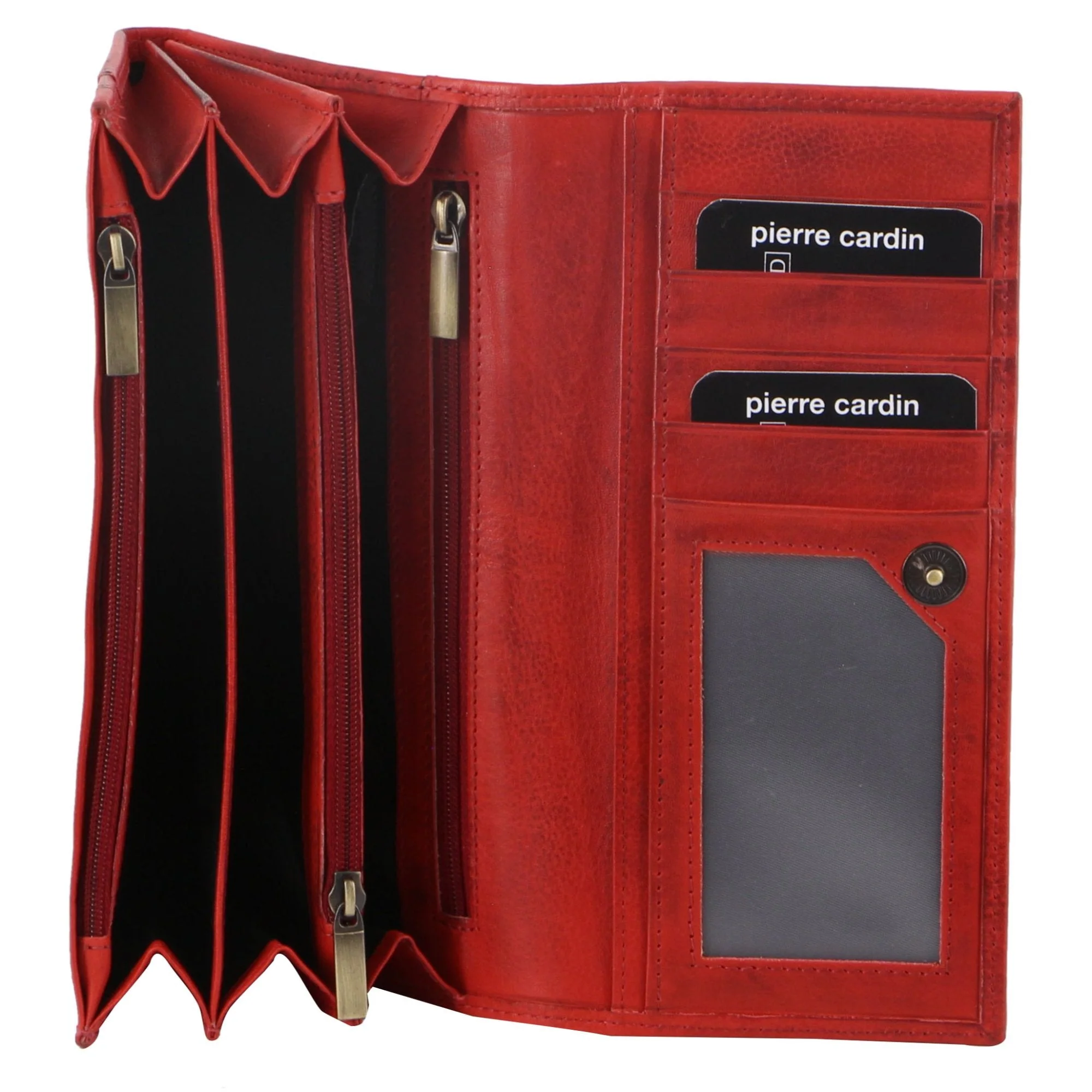 Pierre Cardin Rustic Leather Ladies Wallet - Image 2
