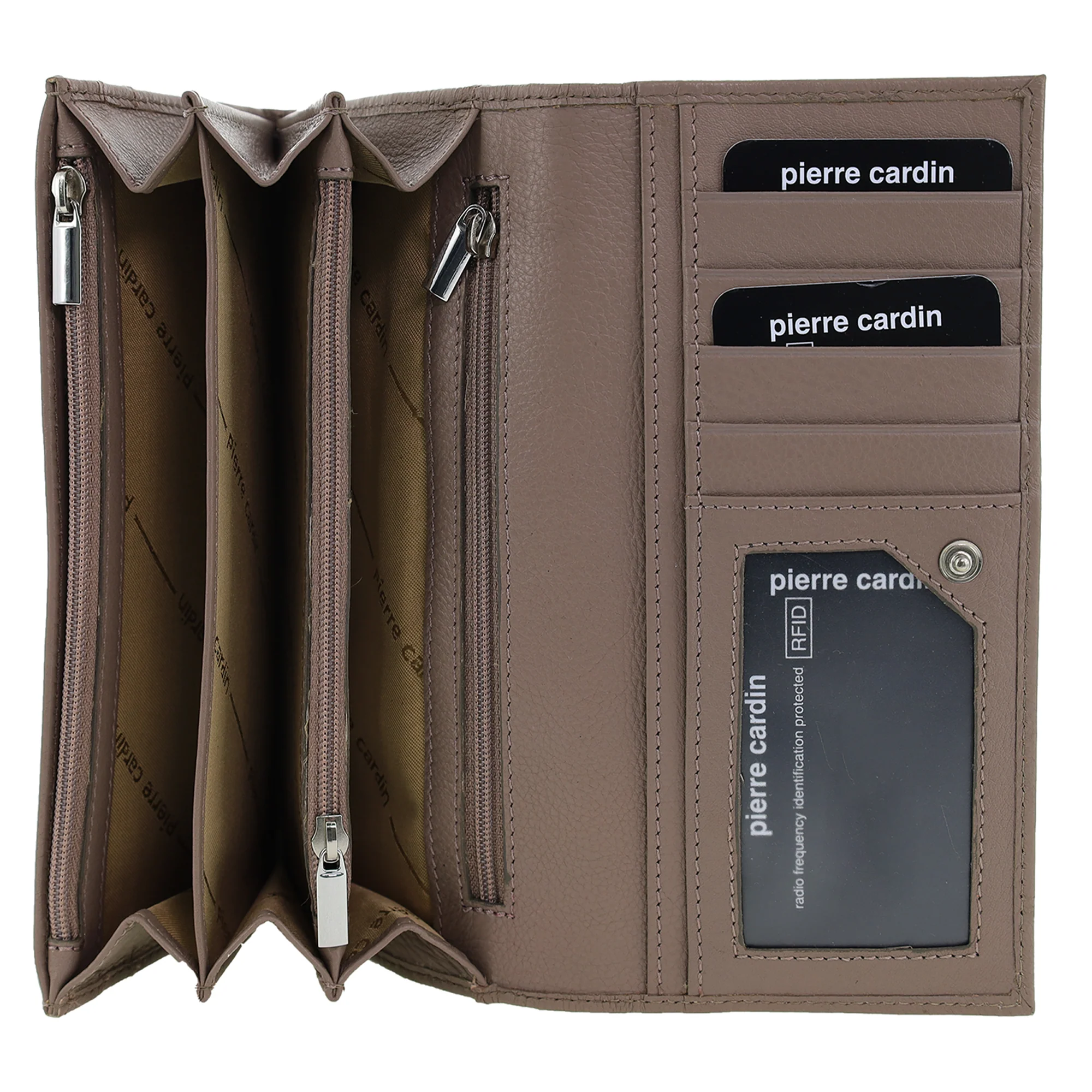Pierre Cardin Rustic Leather Ladies Wallet - Image 3