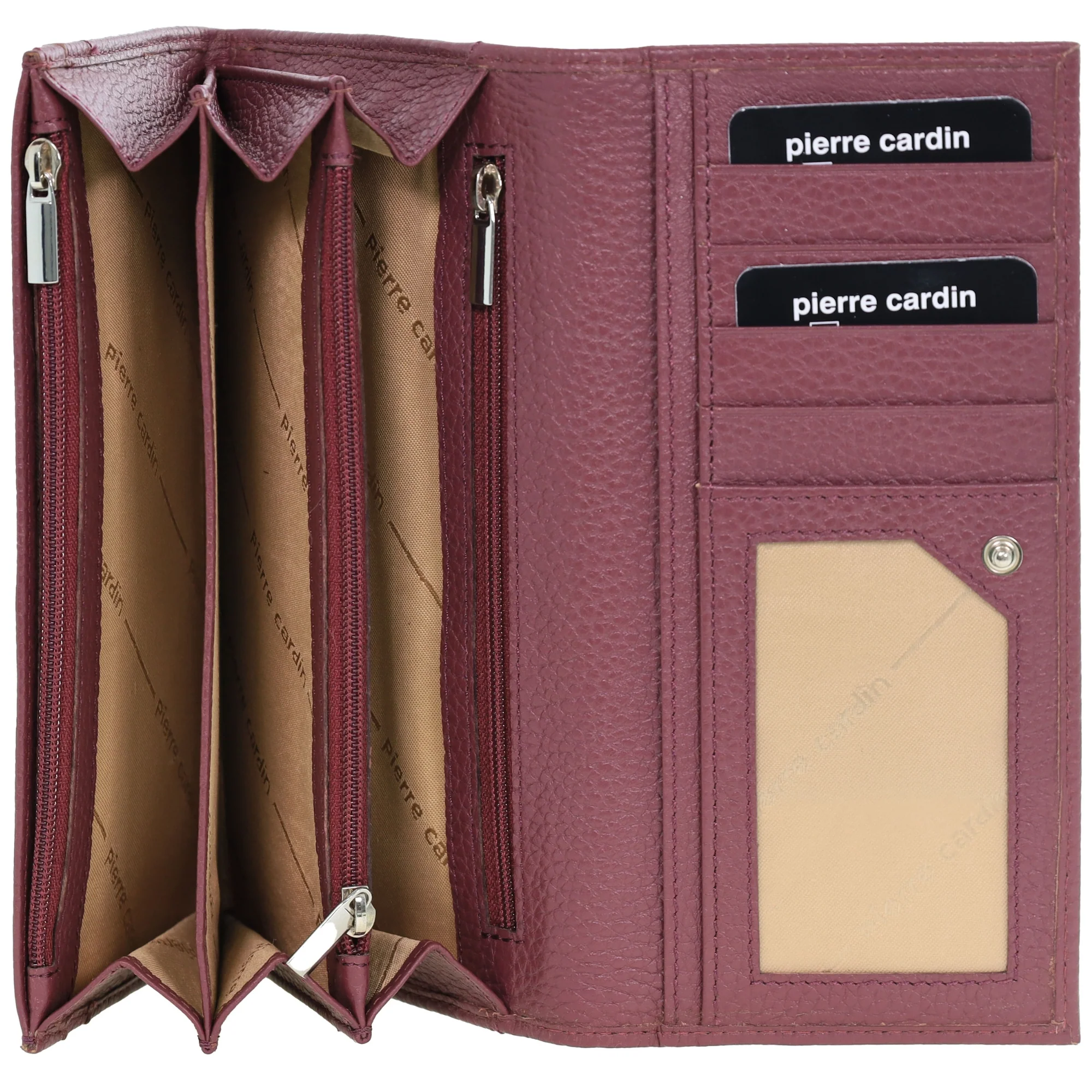 Pierre Cardin Rustic Leather Ladies Wallet - Image 2