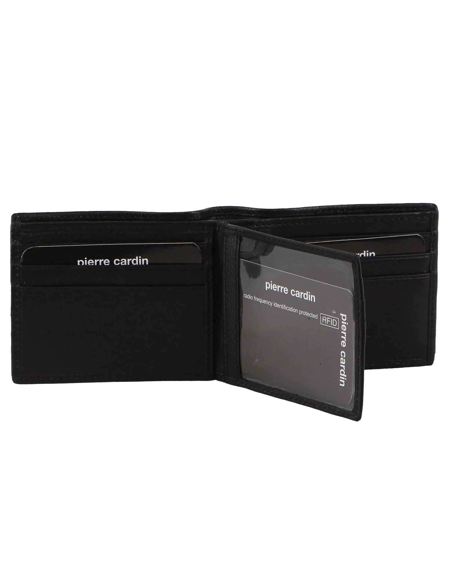 Pierre Cardin Rustic Leather Men's Bi-Fold Slimline Wallet - Image 3