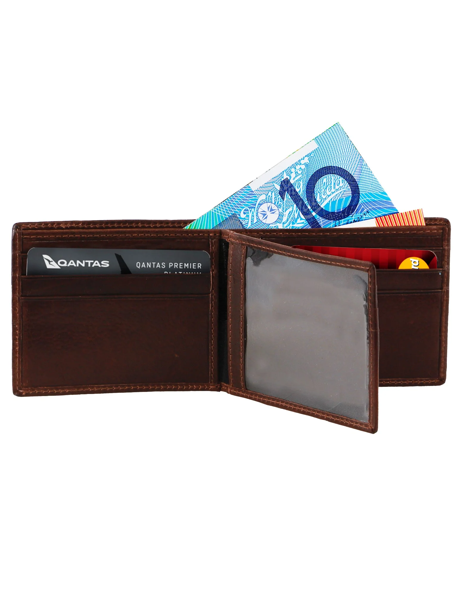 Pierre Cardin Rustic Leather Men's Bi-Fold Slimline Wallet - Image 2
