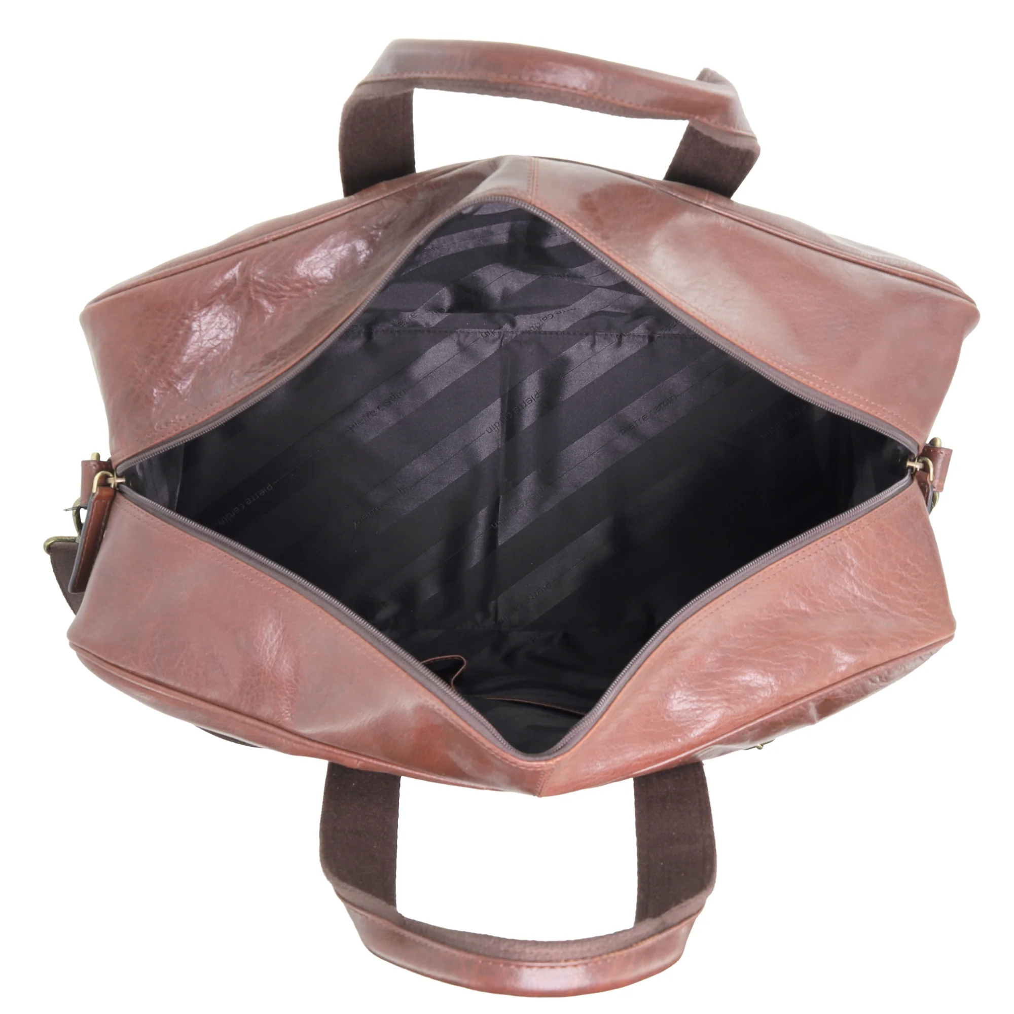 Pierre Cardin Rustic Leather Business/Overnight Bag - Image 2