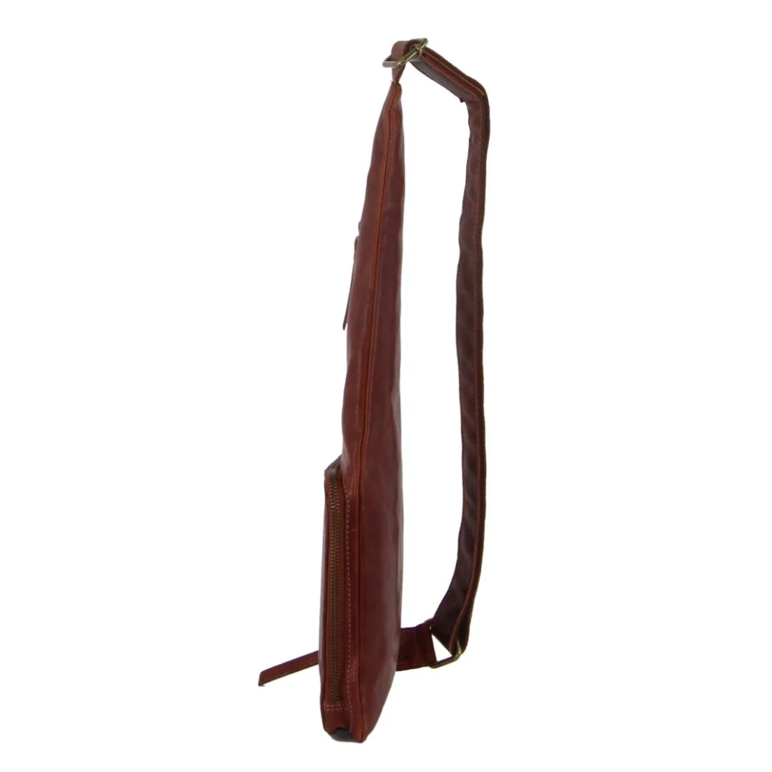 Pierre Cardin Rustic Leather Sling Bag - Image 3