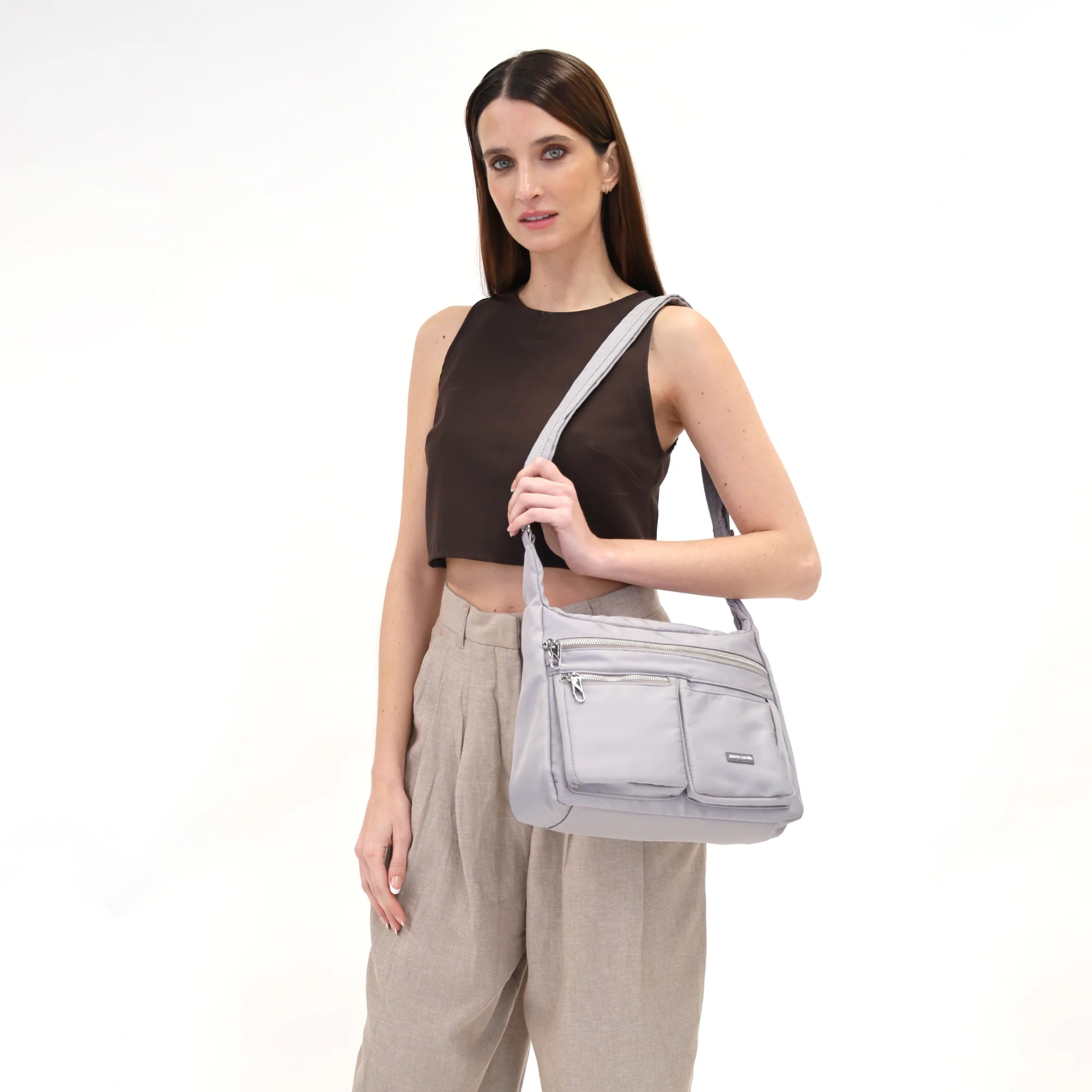 Pierre Cardin Nylon Anti-Theft Cross Body Bag - Image 2