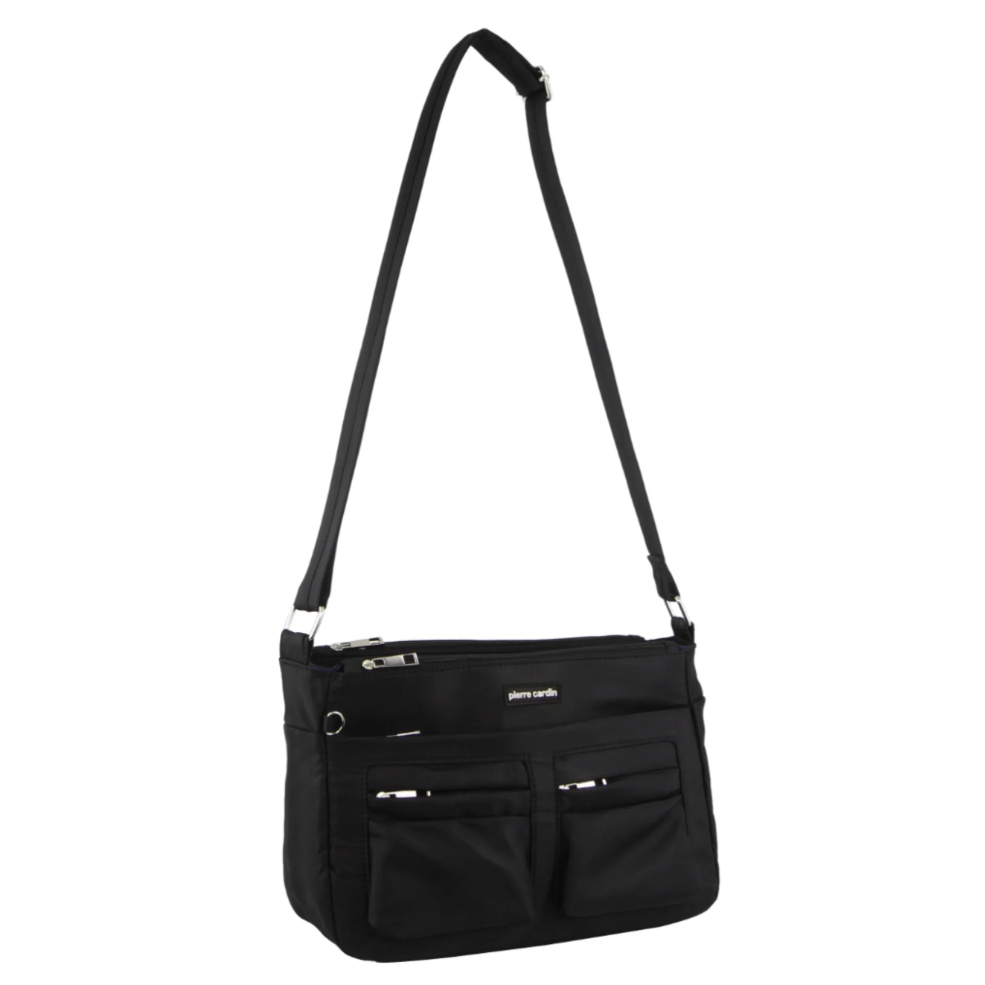 Pierre Cardin Nylon Anti-Theft Cross Body Bag