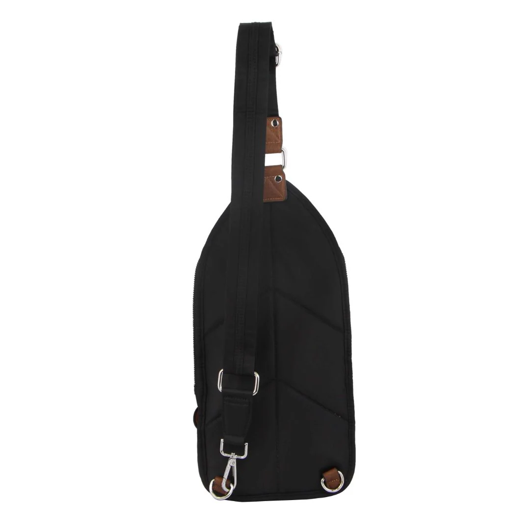 Pierre Cardin Nylon Anti-Theft Cross Body Bag - Image 4
