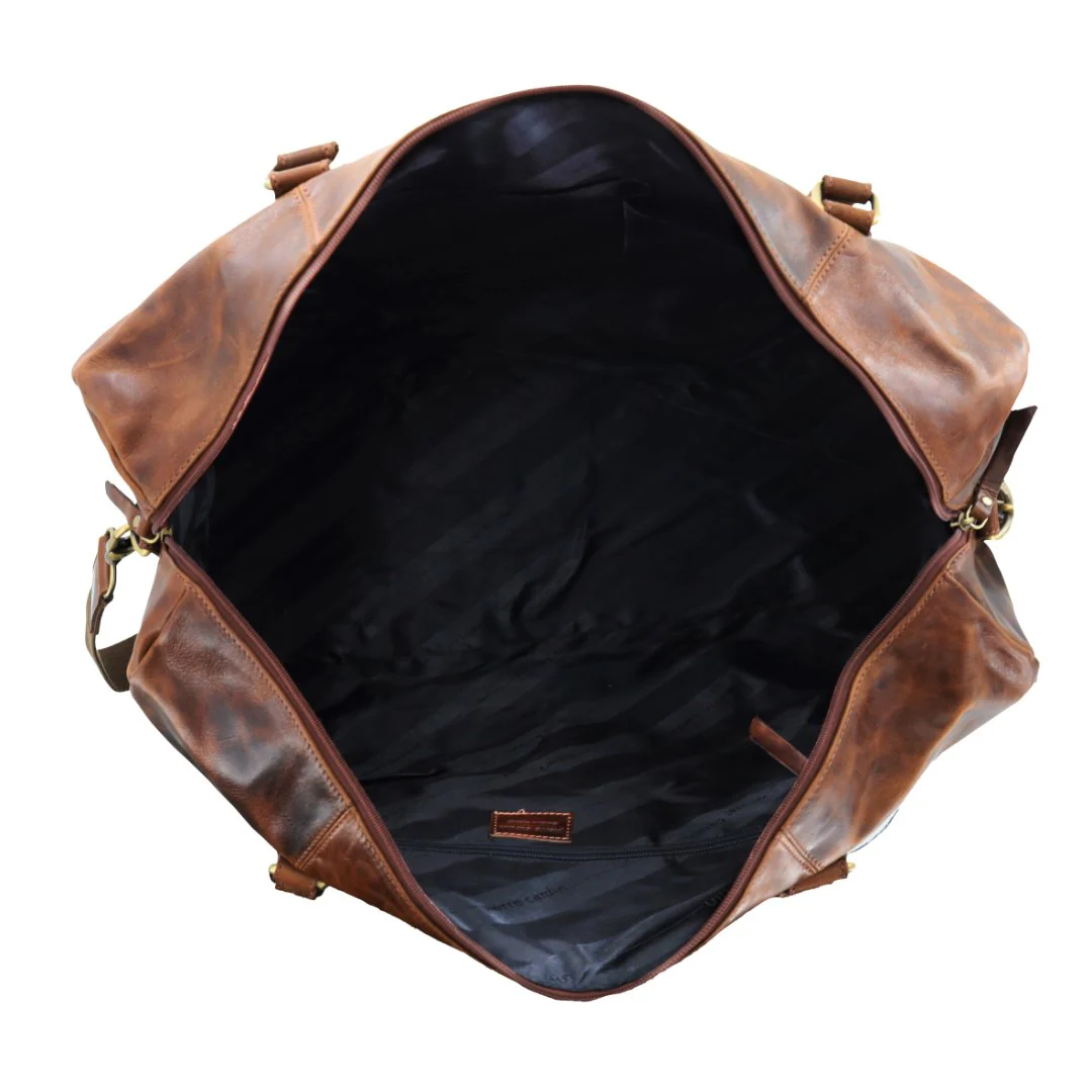 Pierre Cardin Smooth Leather Overnight Bag - Image 2