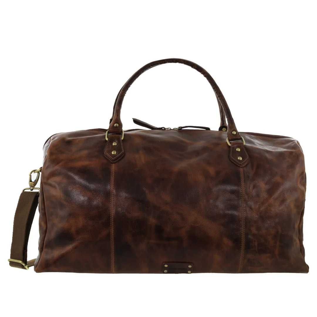 Pierre Cardin Smooth Leather Overnight Bag - Image 3