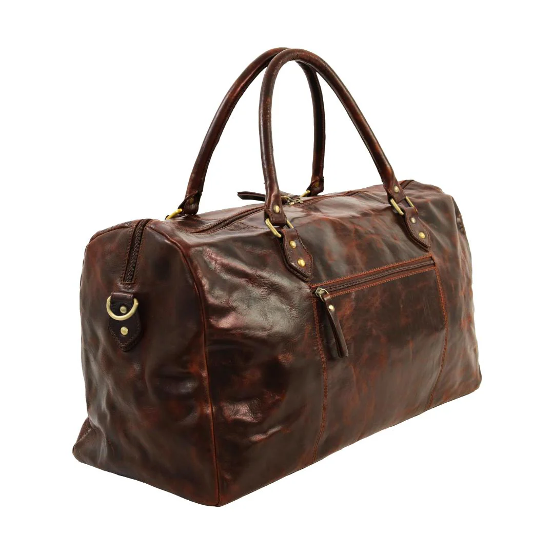 Pierre Cardin Smooth Leather Overnight Bag - Image 4