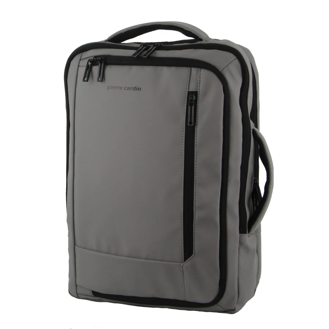 Pierre Cardin Travel & Business Backpack/Briefcase with Built-in USB Port