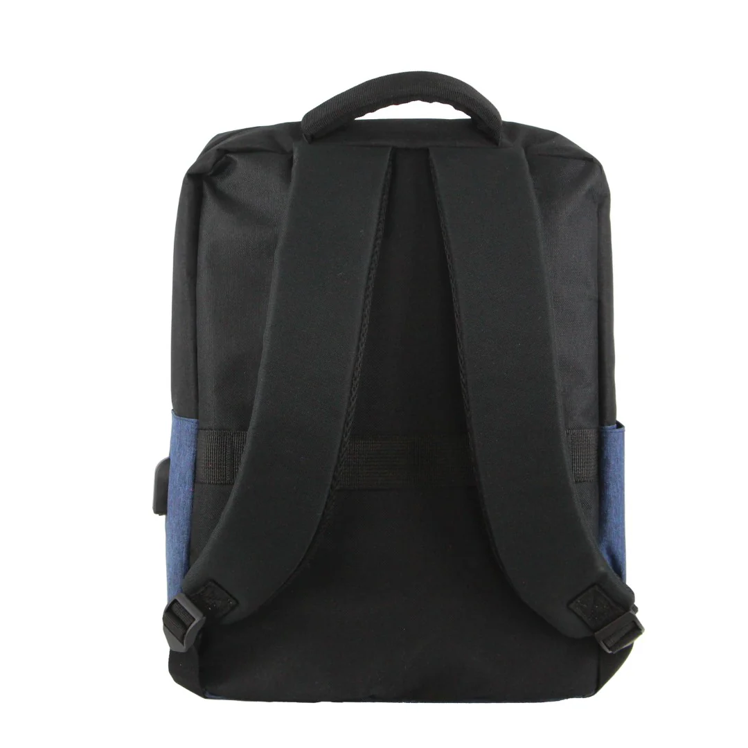 Pierre Cardin Nylon Travel & Business Backpack with Built-in USB Port - Image 3