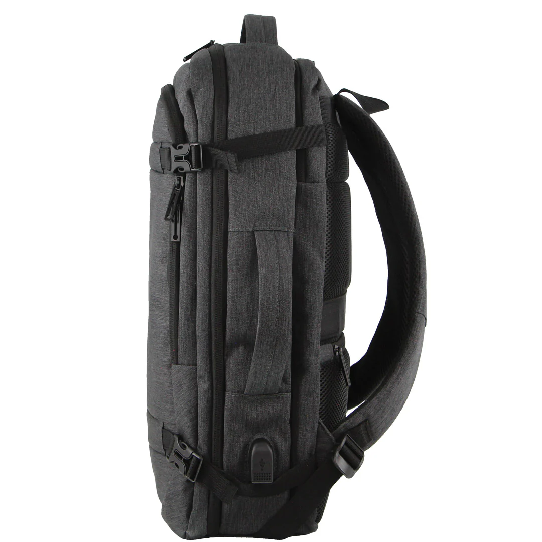 Pierre Cardin Travel & Business Backpack with Built-in USB Port - Image 2