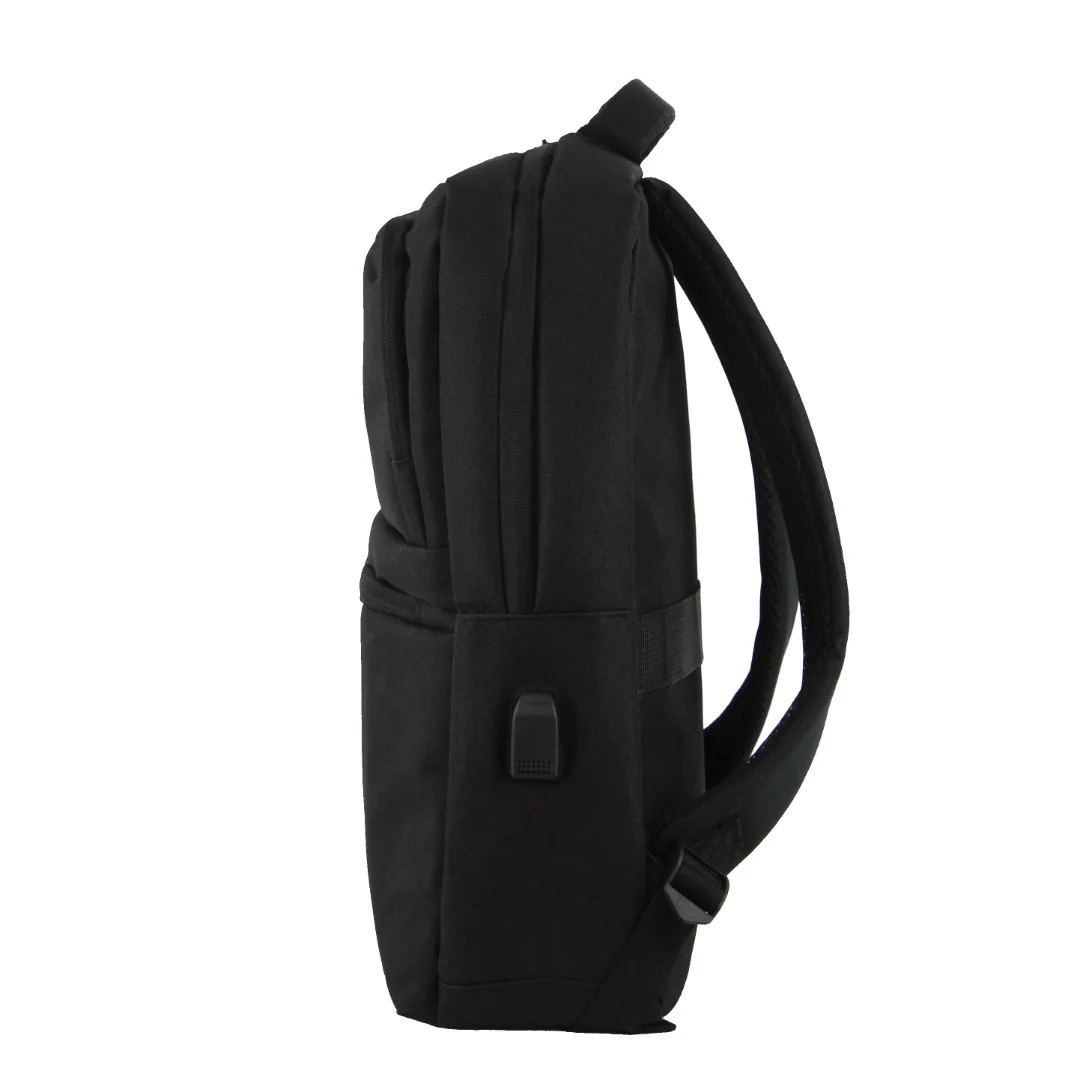 Pierre Cardin Nylon Travel & Business Backpack with Built-in USB Port - Image 2