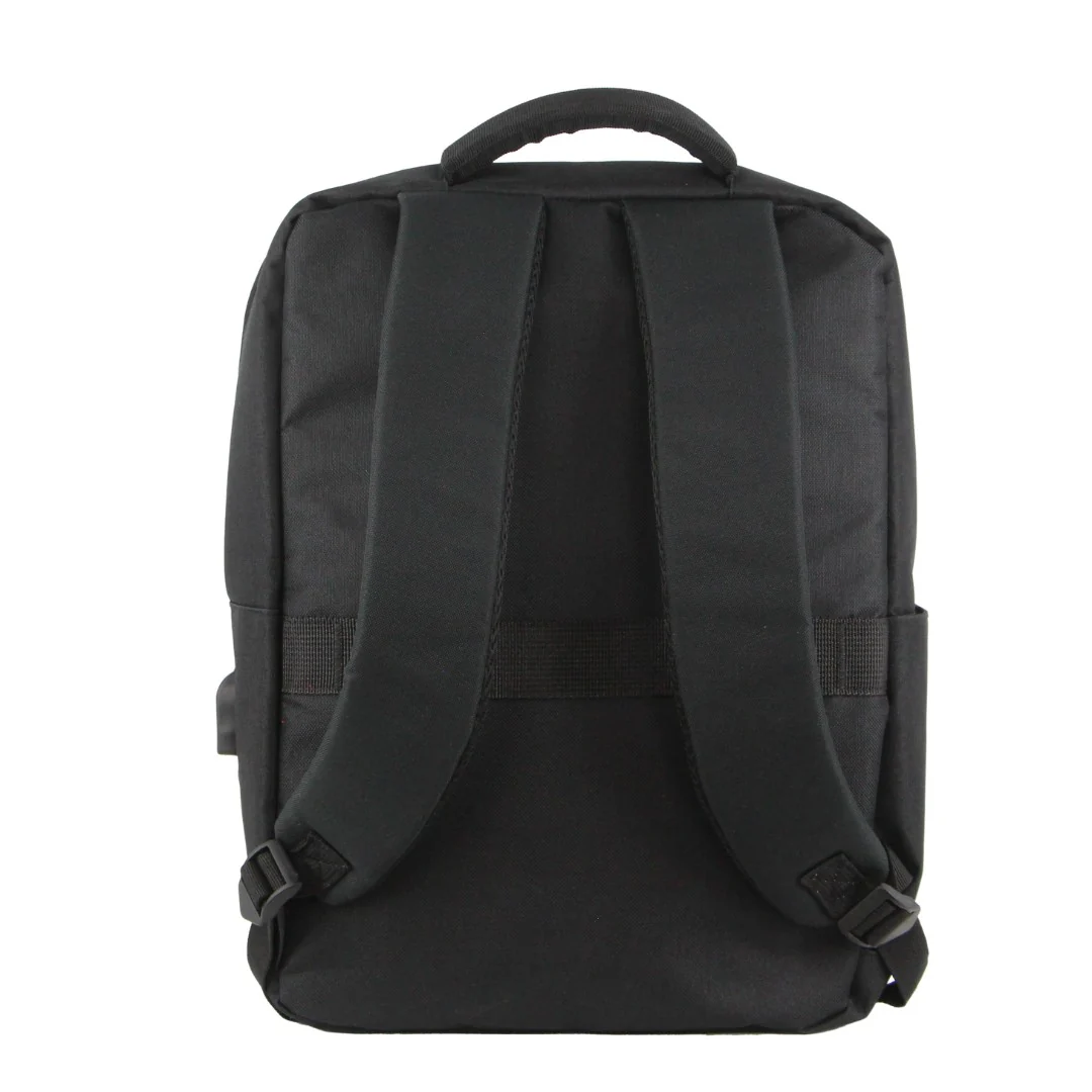 Pierre Cardin Nylon Travel & Business Backpack with Built-in USB Port - Image 3