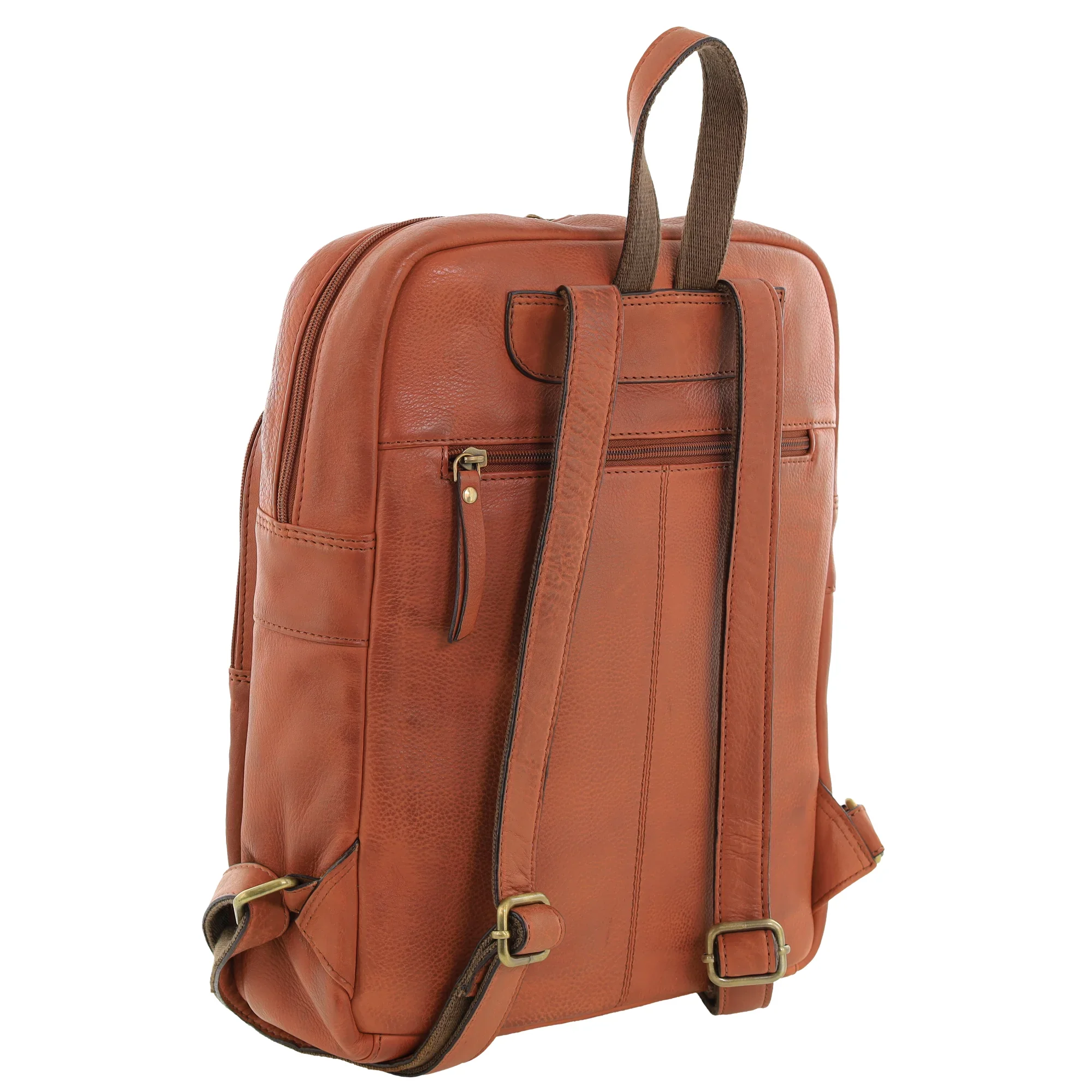 Pierre Cardin Vintage Leather Laptop Backpack - Image 4