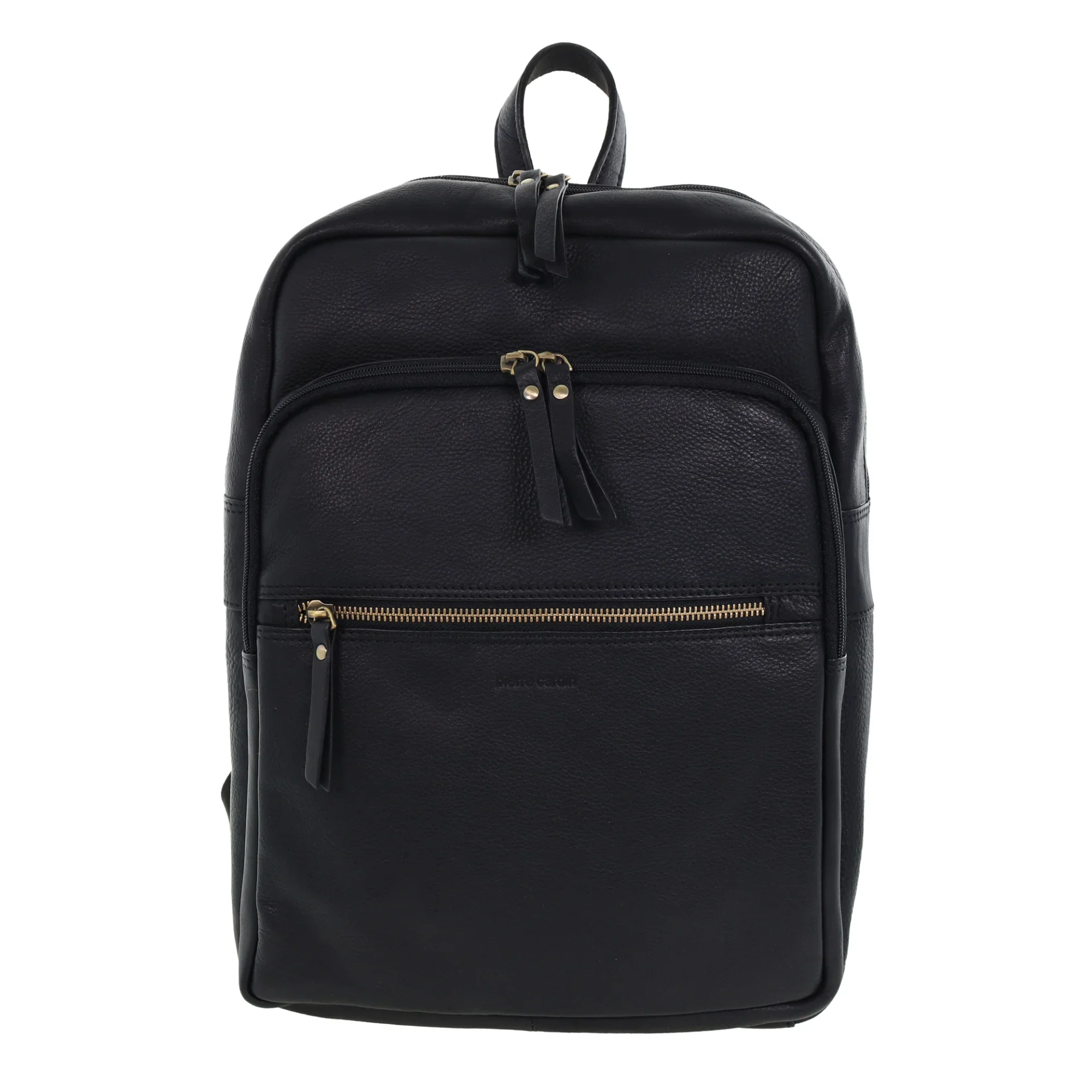Pierre Cardin Vintage Leather Laptop Backpack - Image 3