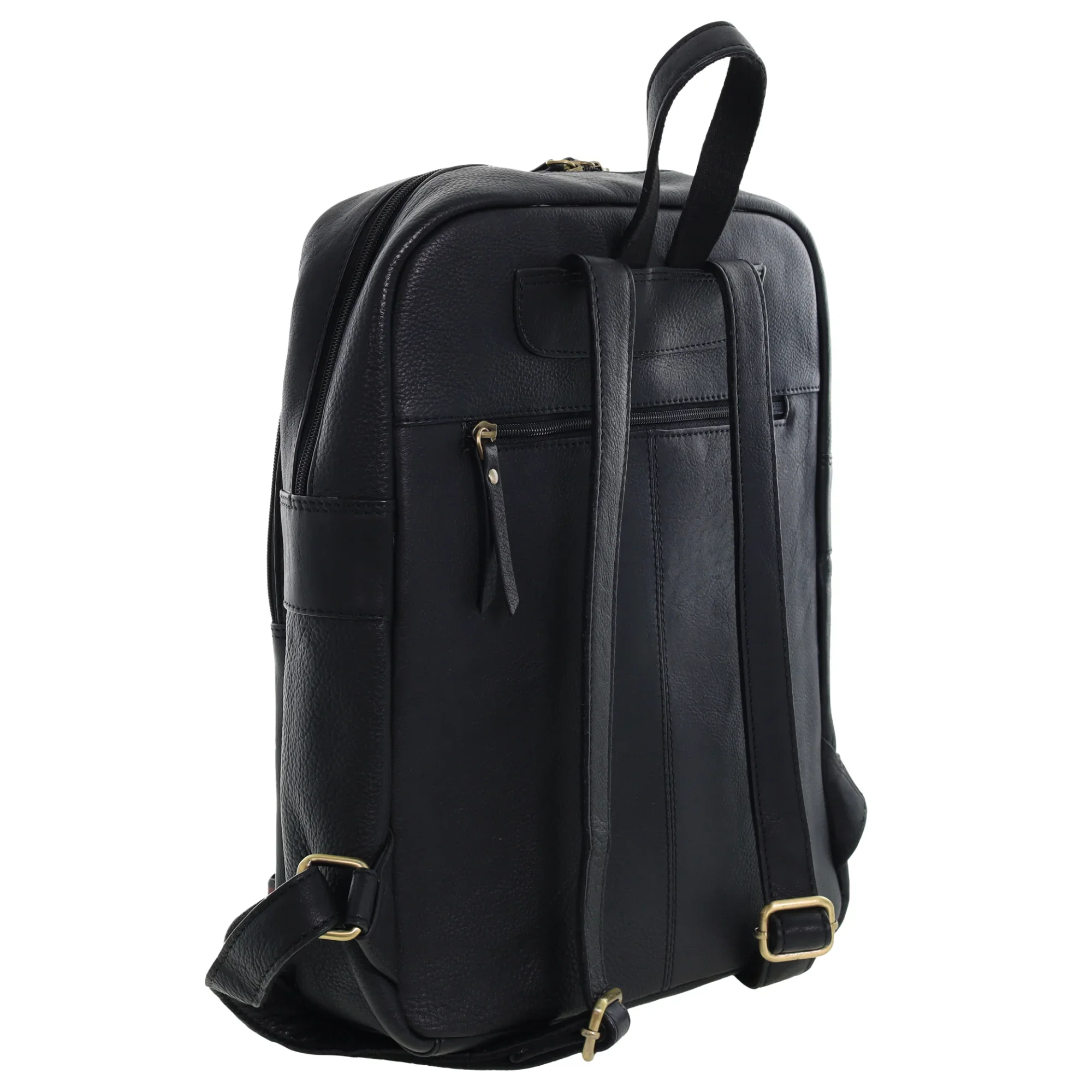 Pierre Cardin Vintage Leather Laptop Backpack - Image 4