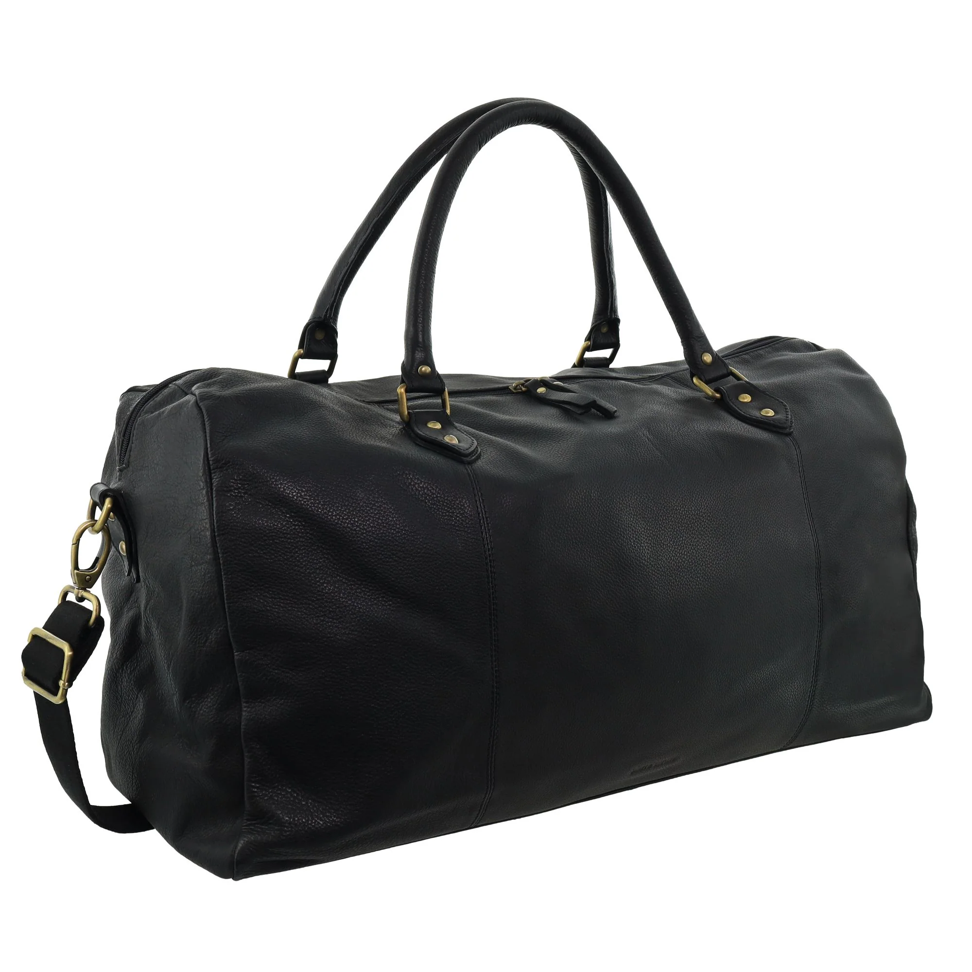 Pierre Cardin Smooth Leather Overnight Bag
