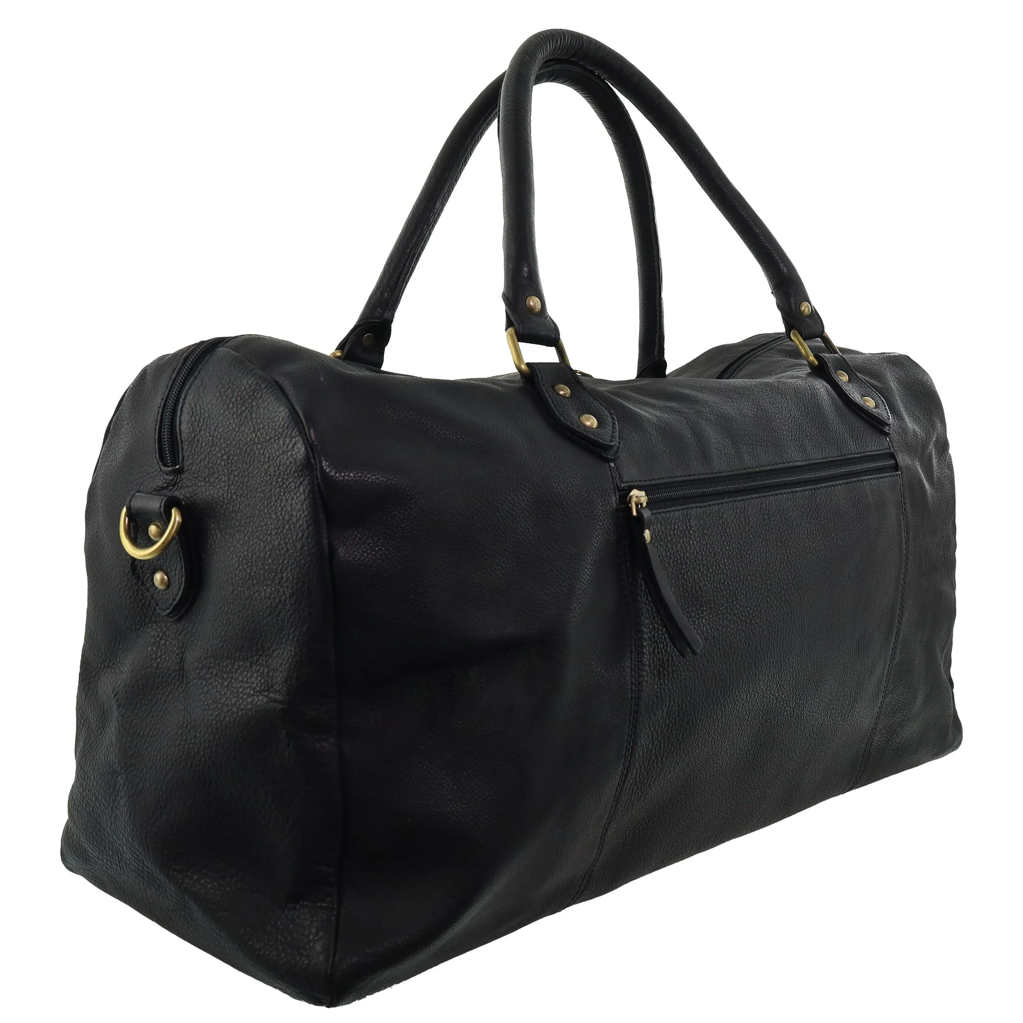 Pierre Cardin Smooth Leather Overnight Bag - Image 3