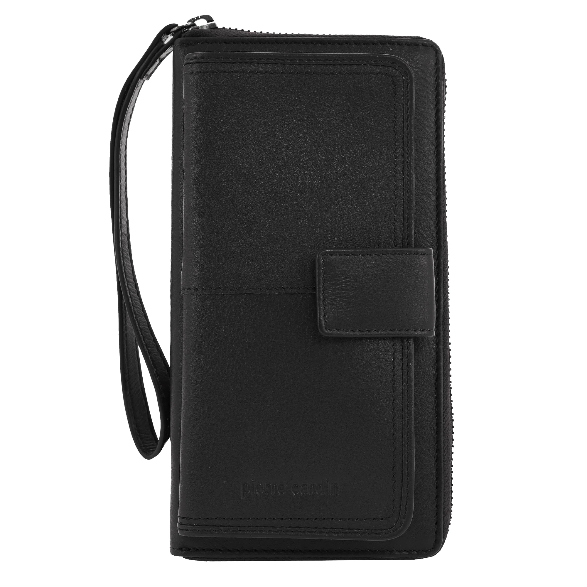 Pierre Cardin Women's Leather Zip around wallet w/ Wristlet - Image 3